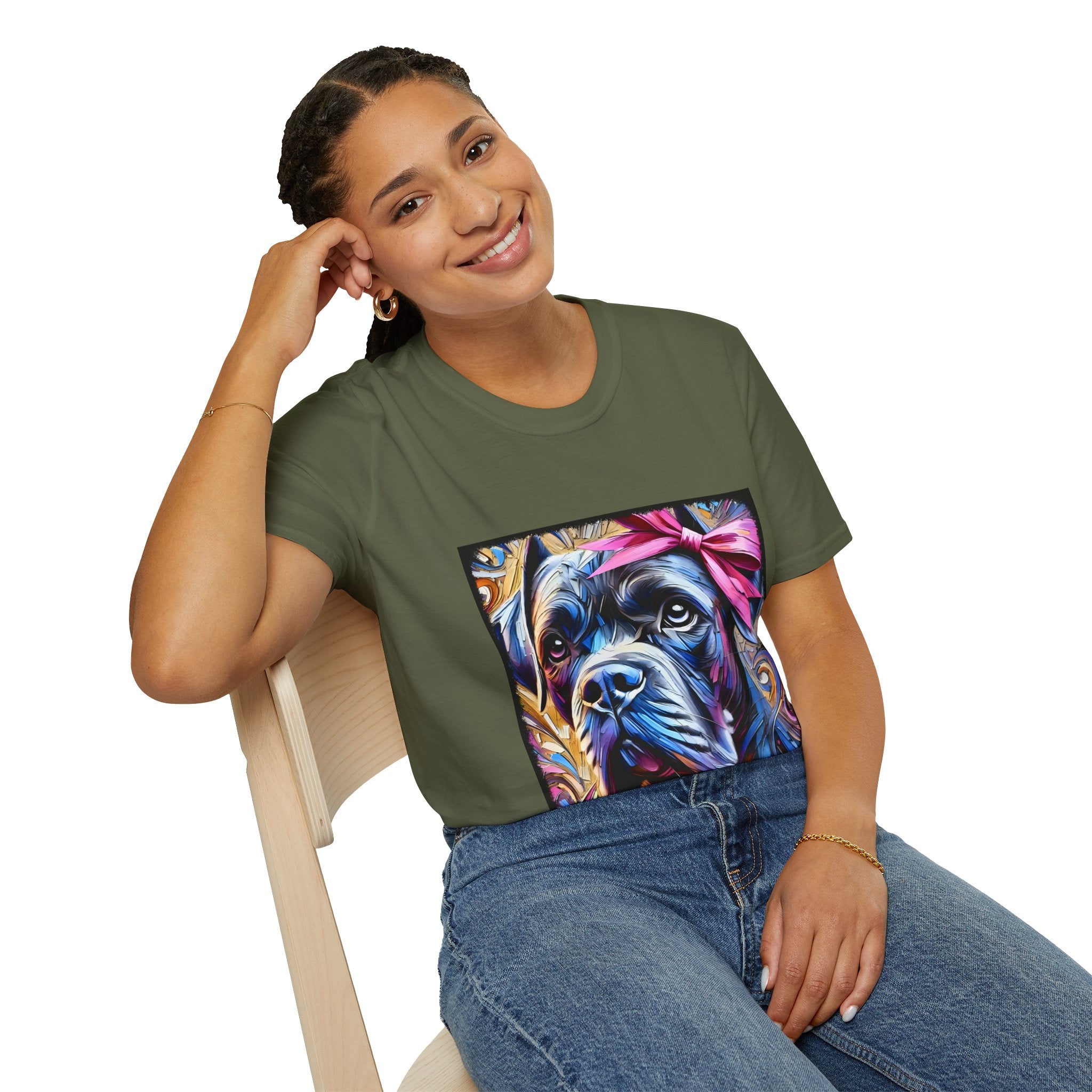Cane Corso Beautiful Blue Swirl | Unisex Dog T-Shirt