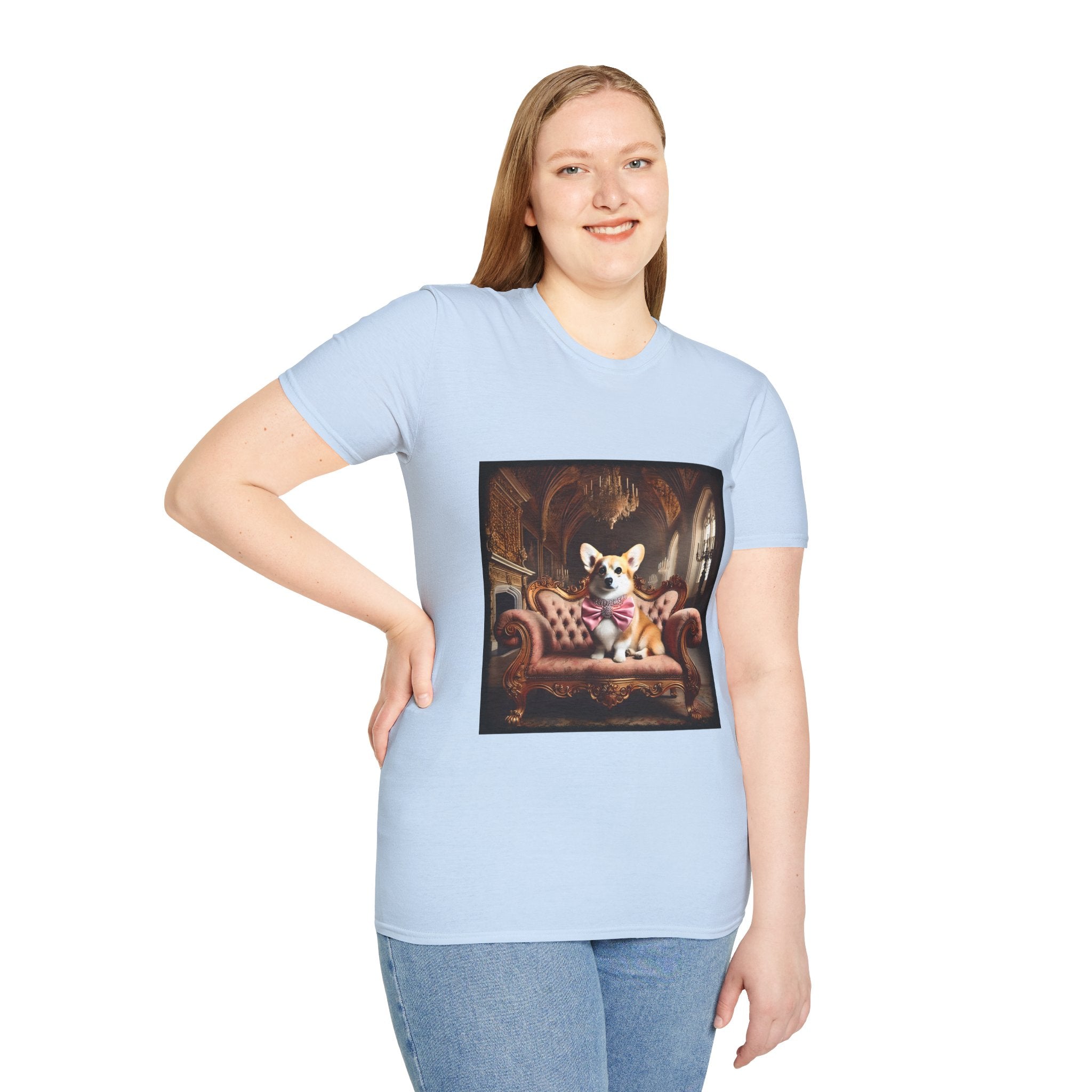 Pembroke Welsh Corgi Pink Princess | Unisex Dog T-Shirt