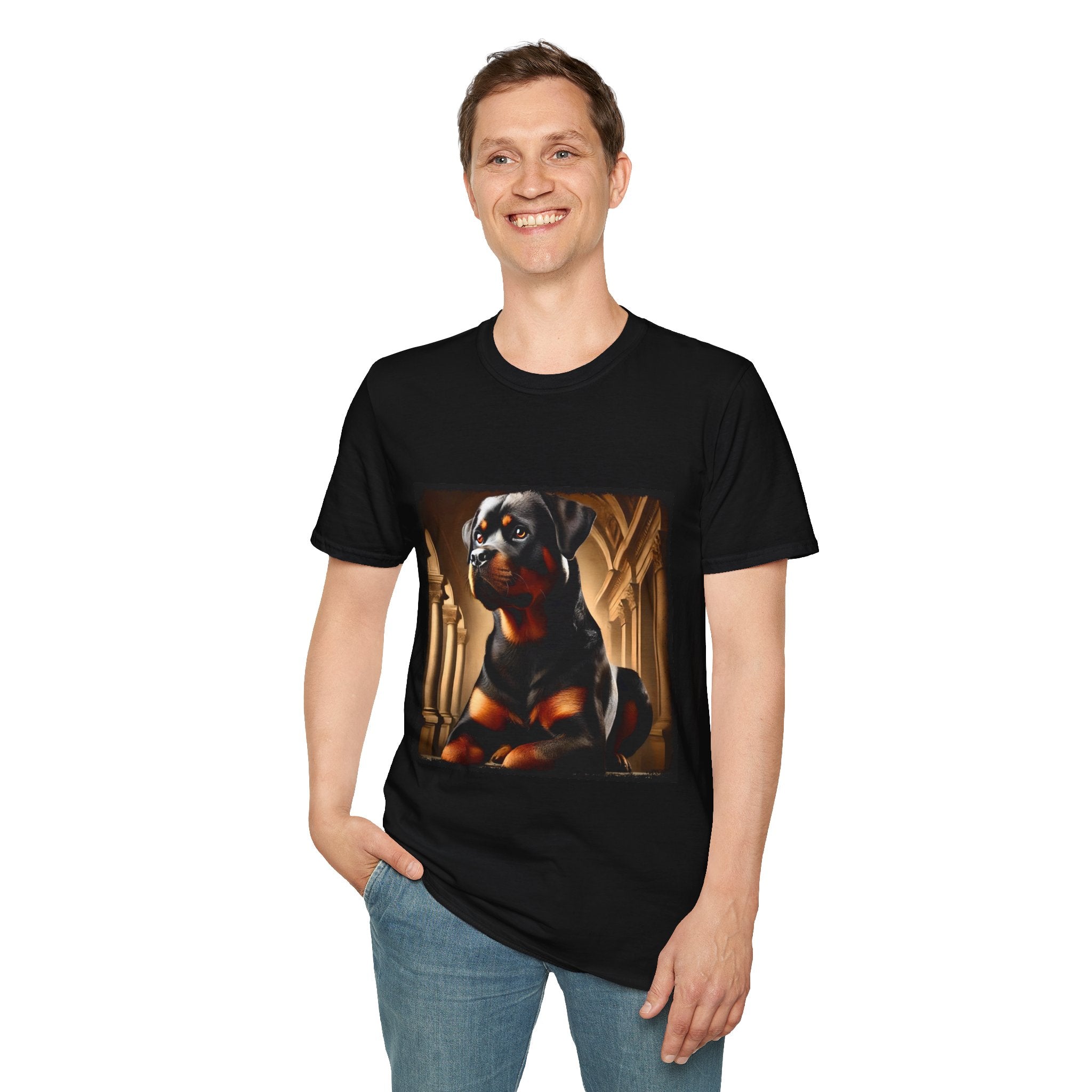 Rottweiler Posh Pose | Unisex Dog T-Shirt