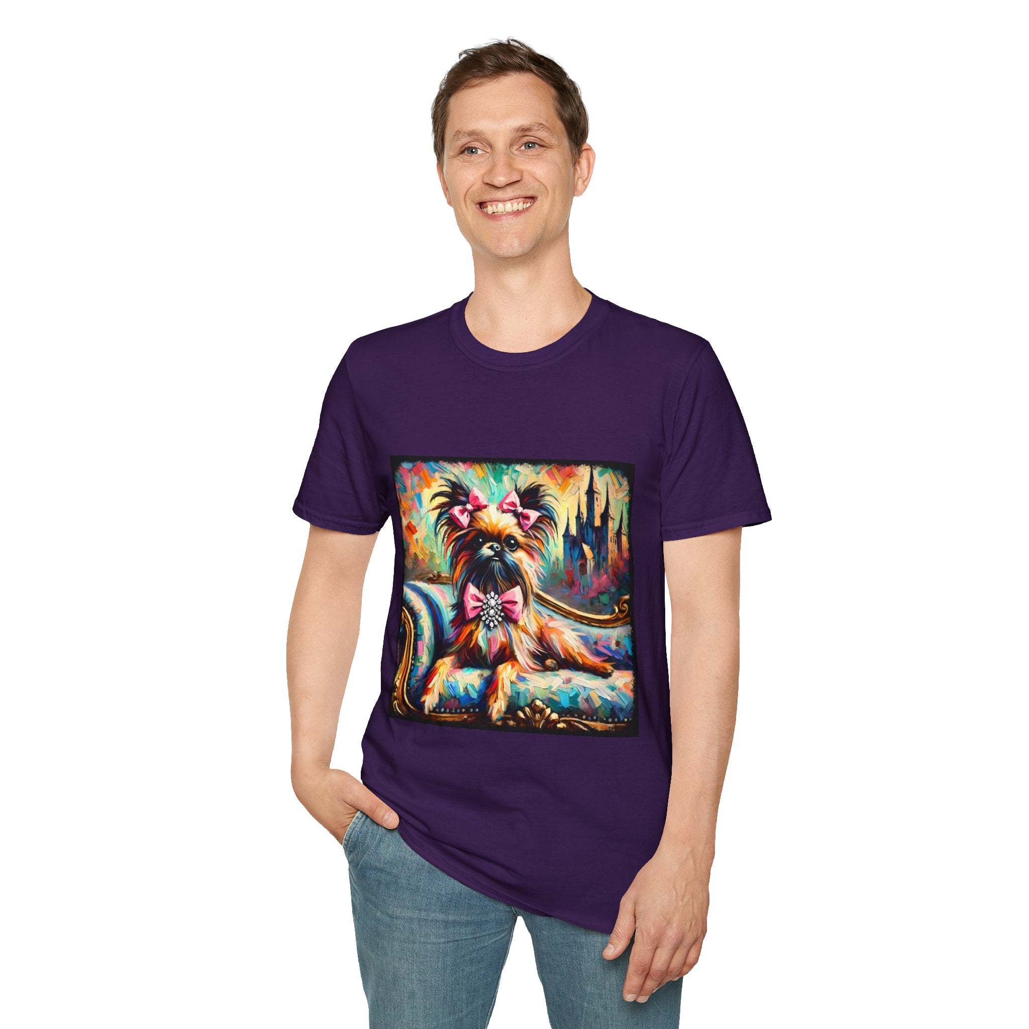 Brussels Griffon Diamond Princess Classic | Unisex Dog T-Shirt