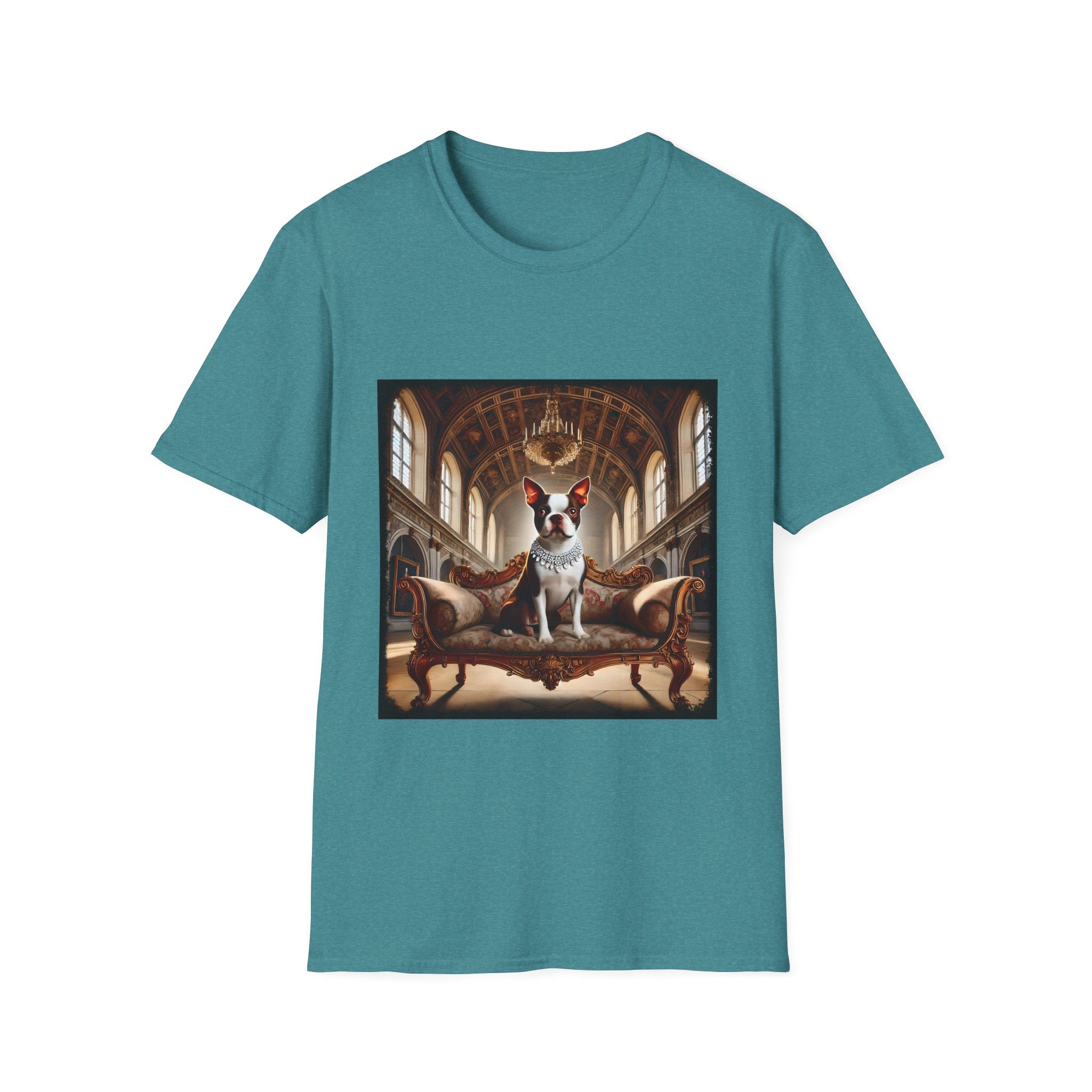 Boston Terrier Poised Princess  | Unisex Dog T-Shirt