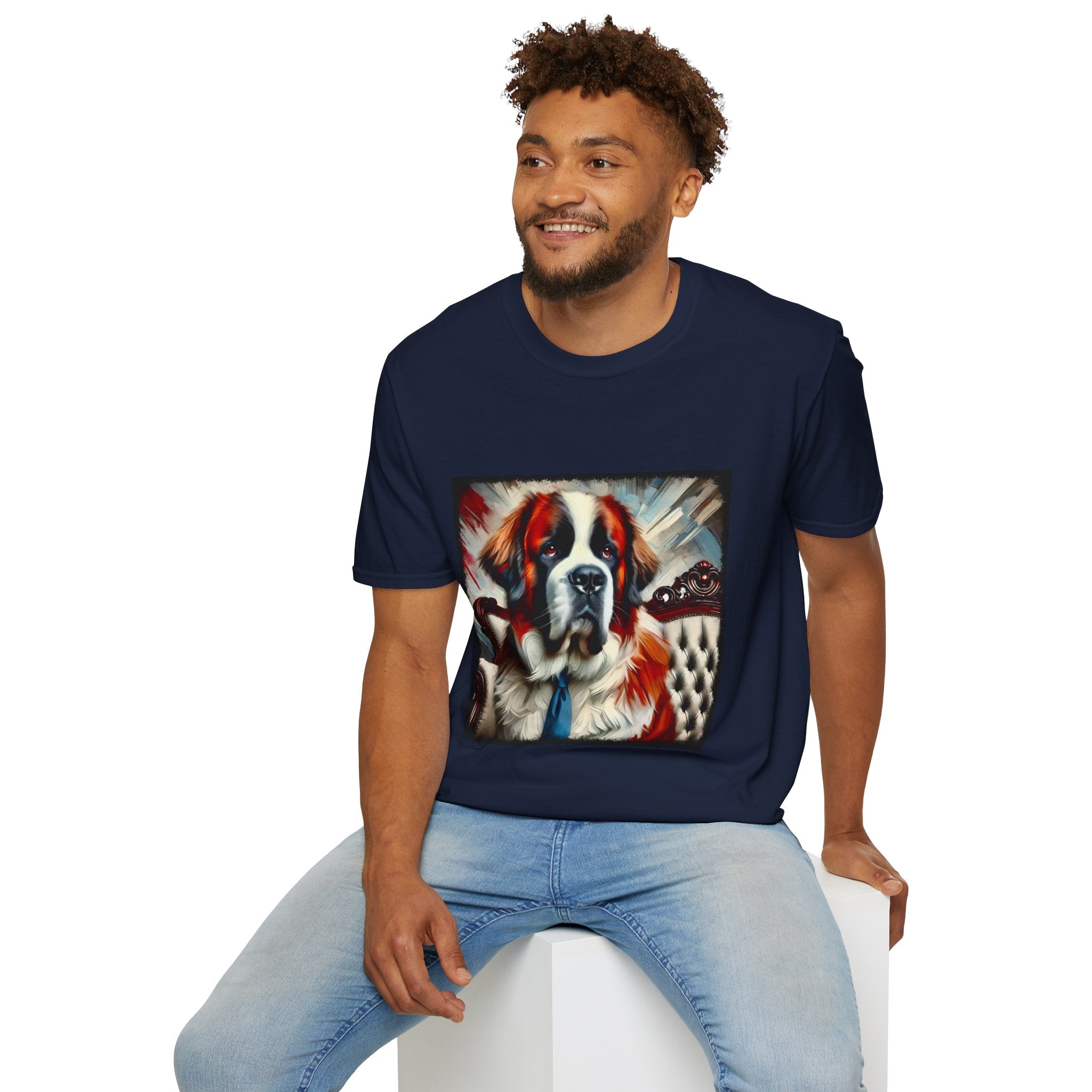 Saint Bernard Big Boss | Unisex Dog T-Shirt