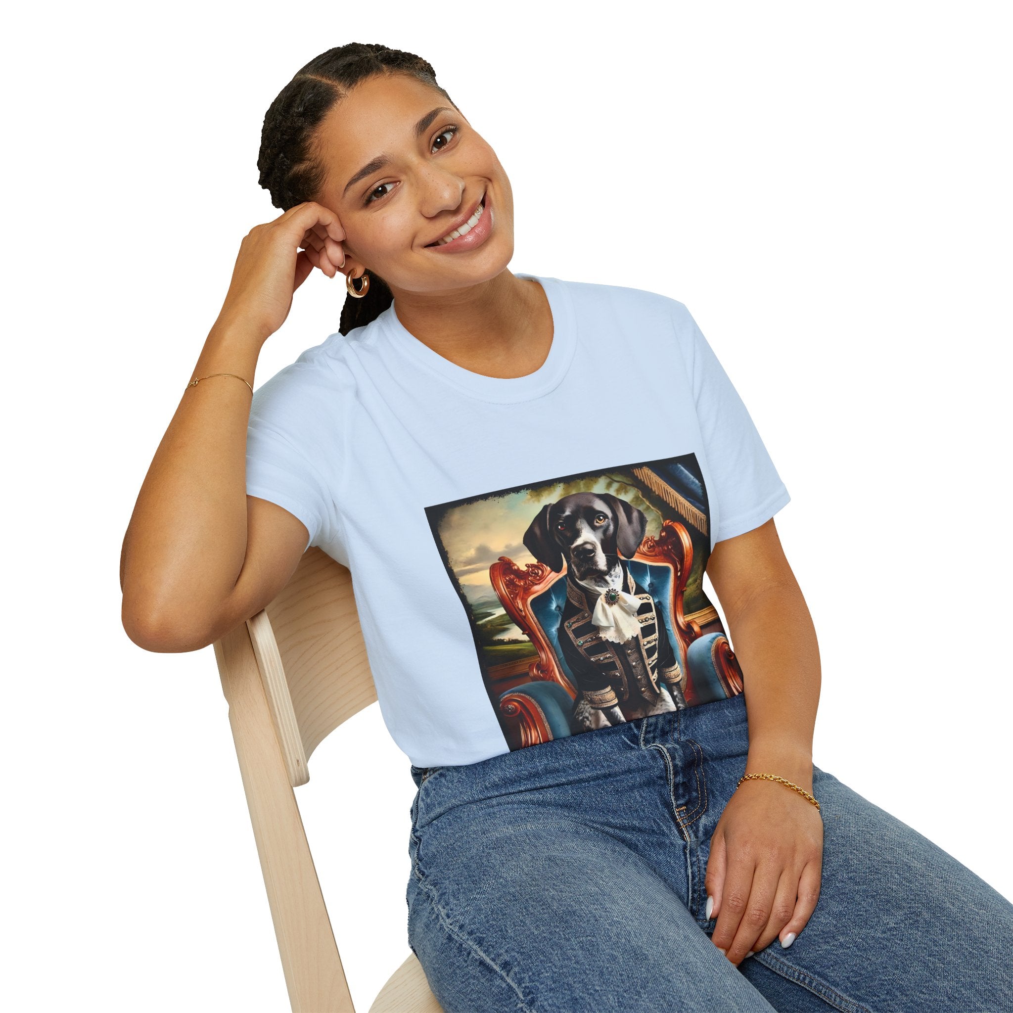 German Shorthaired Pointer Velvet Duke | Unisex Dog T-Shirt