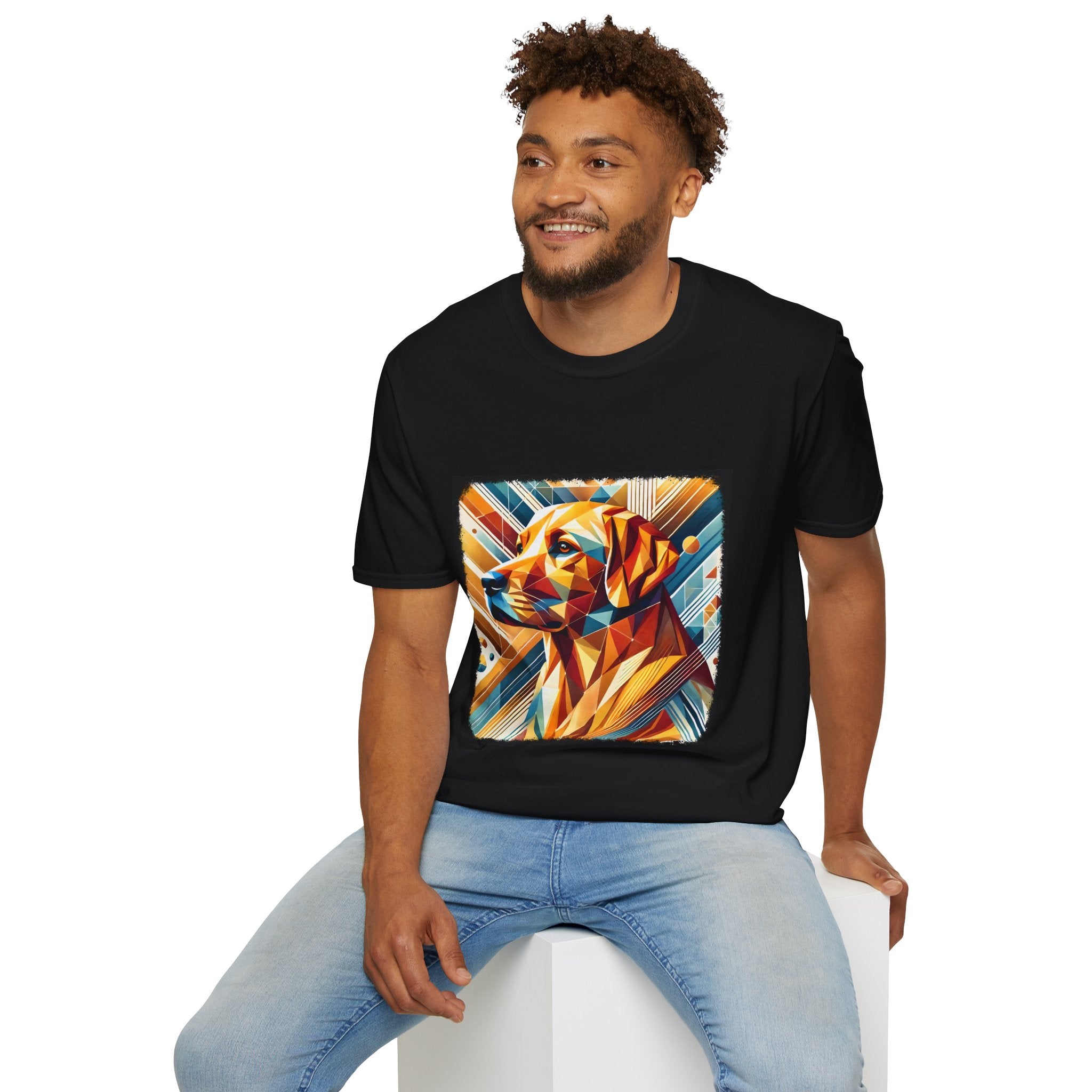 Labrador Retriever Vivid Geometric | Unisex Dog T-Shirt