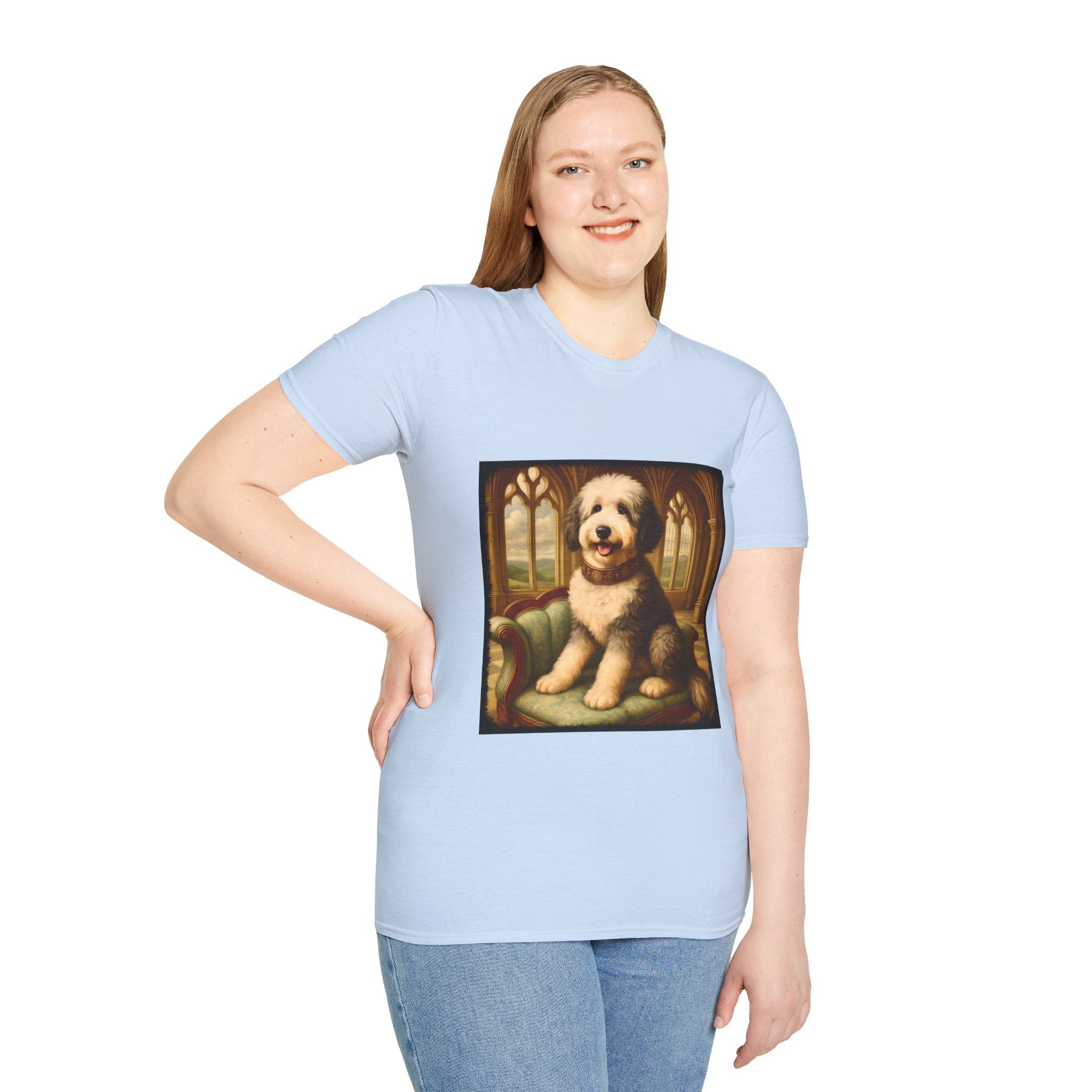 Sheepadoodle Posh Prince | Unisex Dog T-Shirt