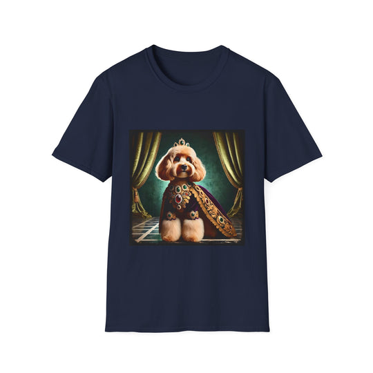 Cockapoo Jeweled Royal design dog lover unisex t-shirt in navy
