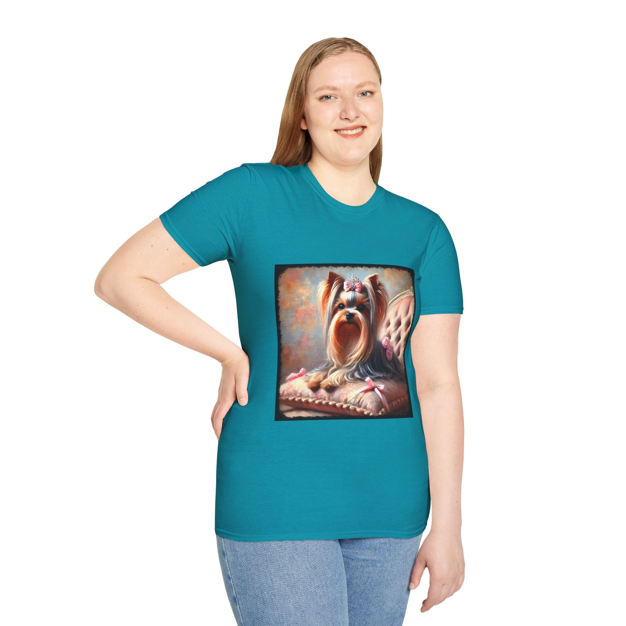 Yorkshire Terrier Bows and Diamonds Classic | Unisex Dog T-Shirt