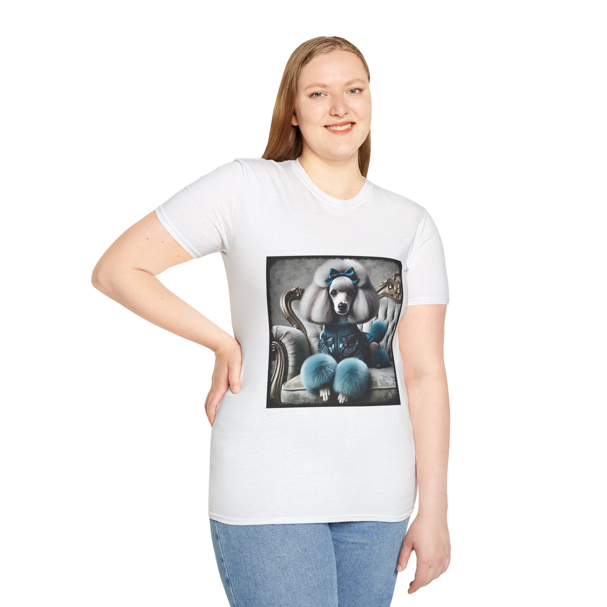 Poodle Bow Boss | Unisex Dog T-Shirt