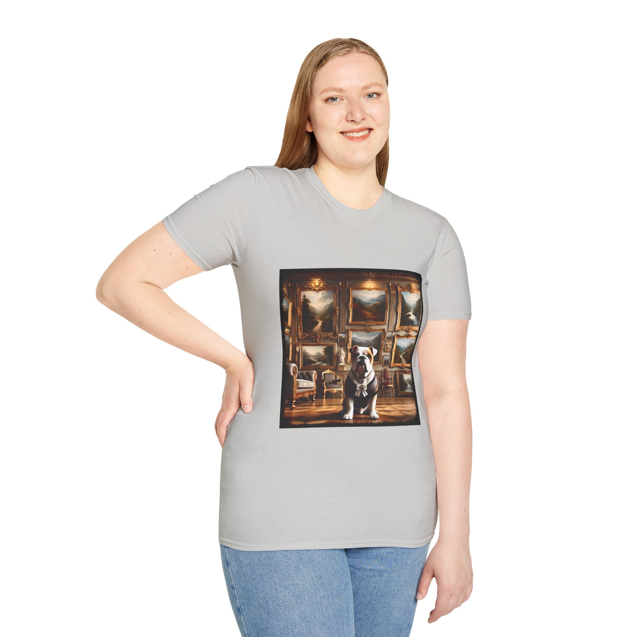 Bulldog Canvas Queen | Unisex Dog T-Shirt