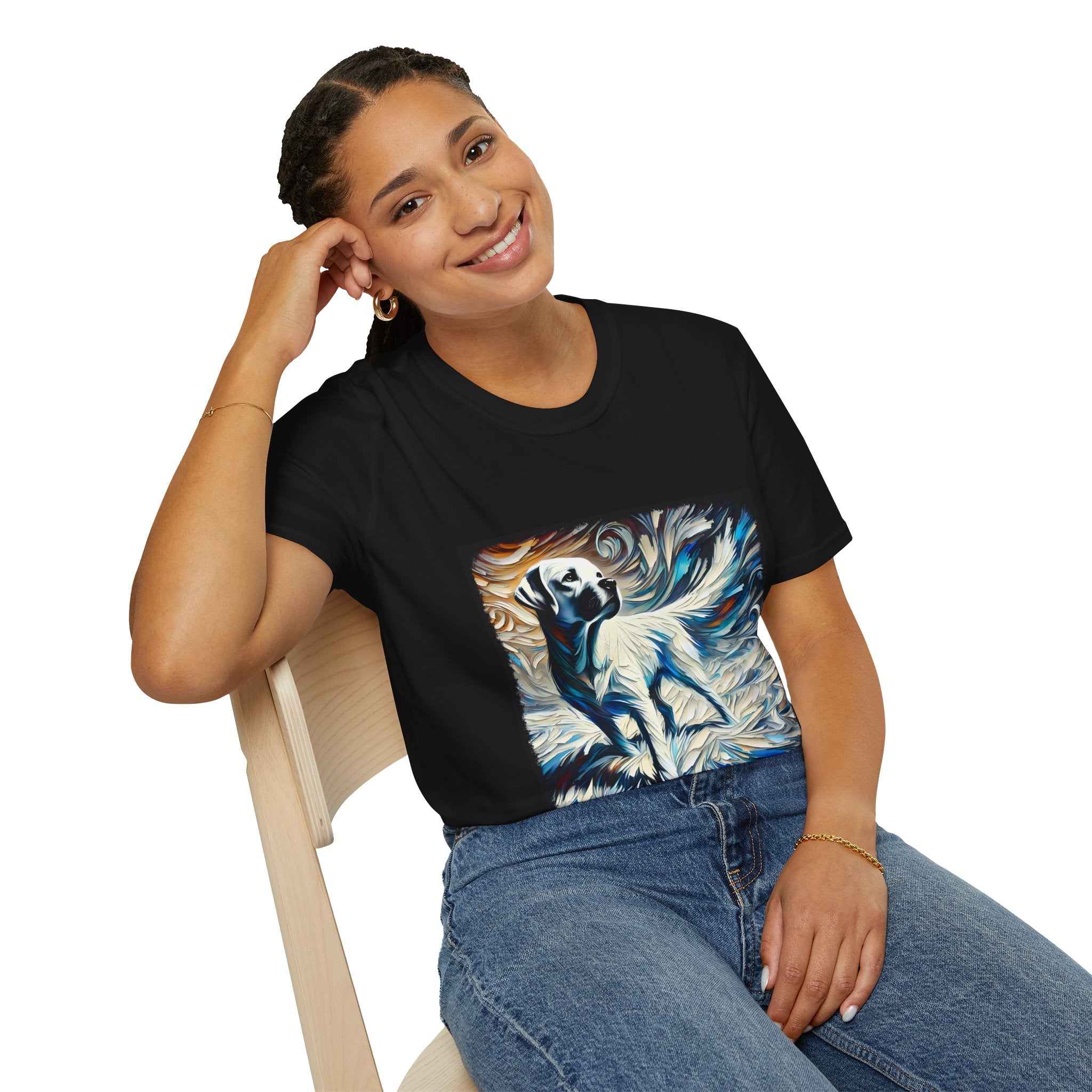 Labrador Retriever Snow Swirl | Unisex Dog T-Shirt