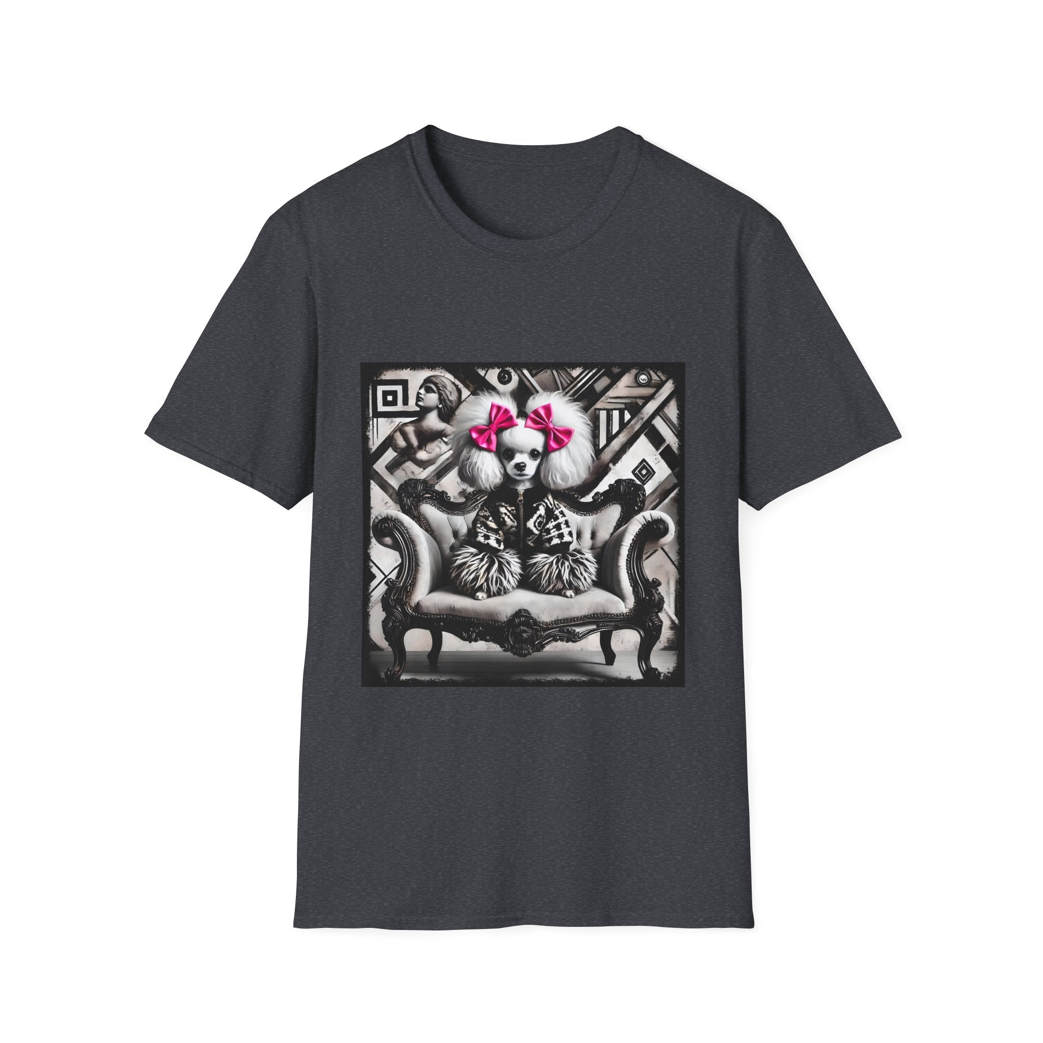 Poodle B&W Statement Maker | Unisex Dog T-Shirt