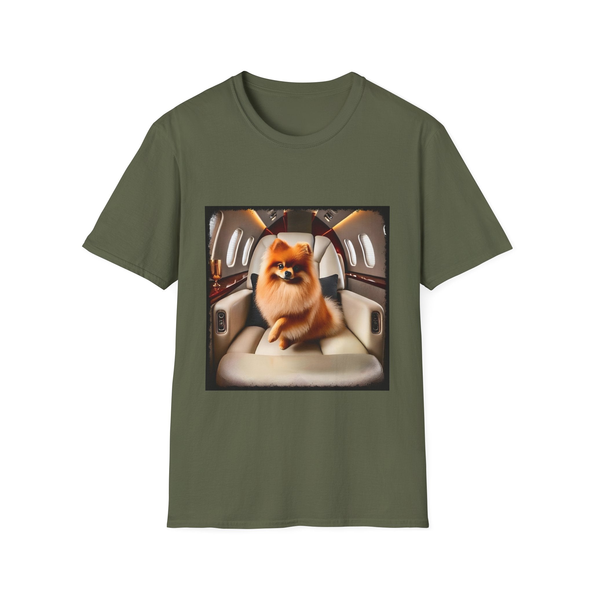 Pomeranian Jet Setter | Unisex Dog T-Shirt