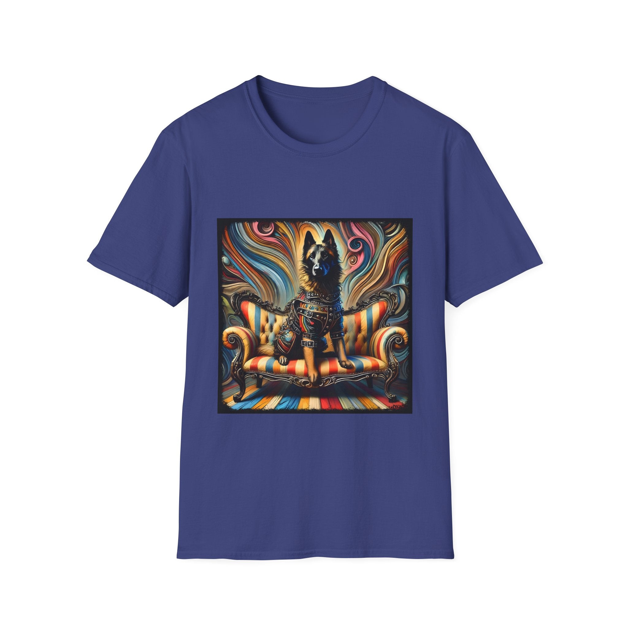 Belgian Malinois Vivid Rocker | Unisex Dog T-Shirt