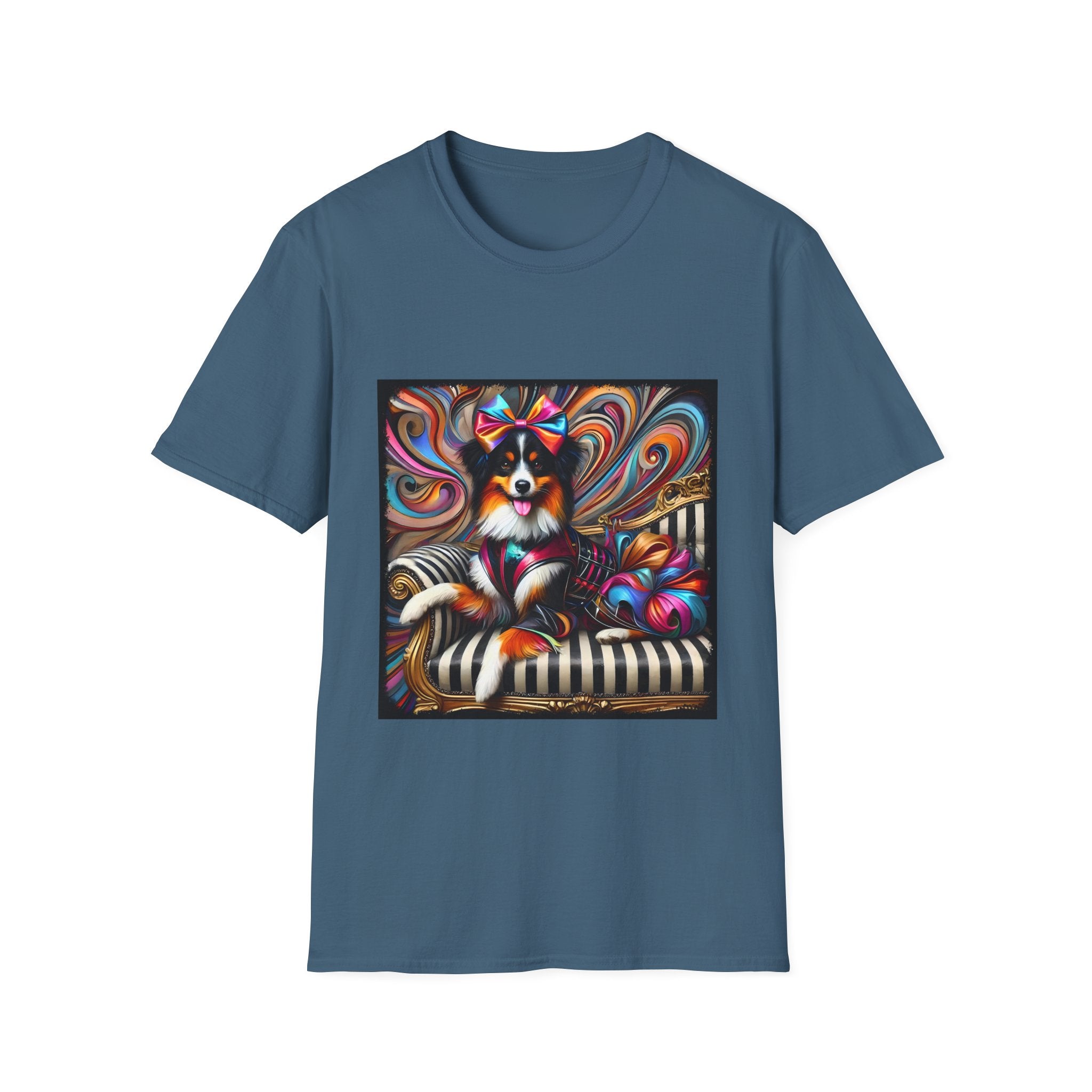 Australian Shepherd Bold Glam Rocker | Unisex Dog T-Shirt