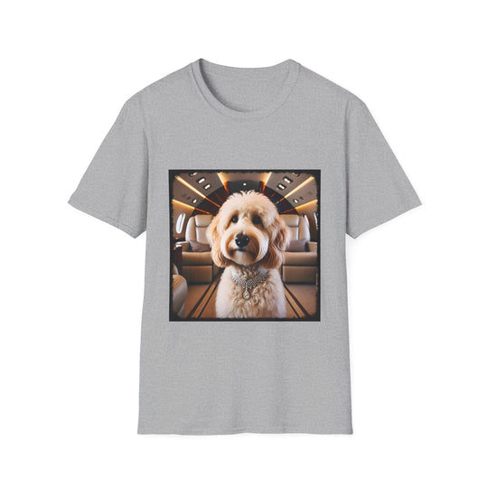 Labradoodle Diamond Member design dog lover unisex t-shirt in sport grey