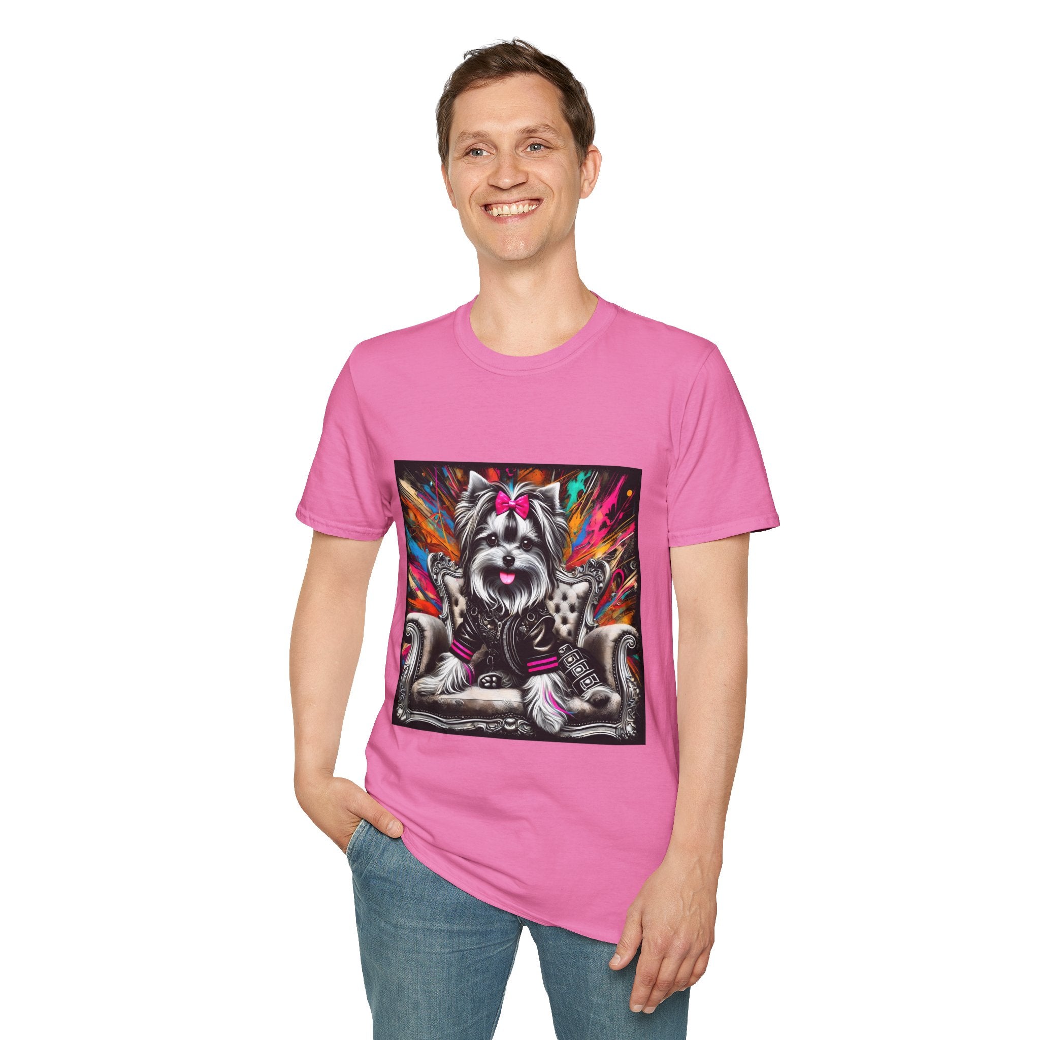 Yorkshire Terrier Bold Rocker  | Unisex Dog T-Shirt