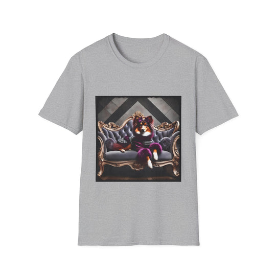 Miniature American Shepherd True Trendsetter design dog lover unisex t-shirt in sport grey