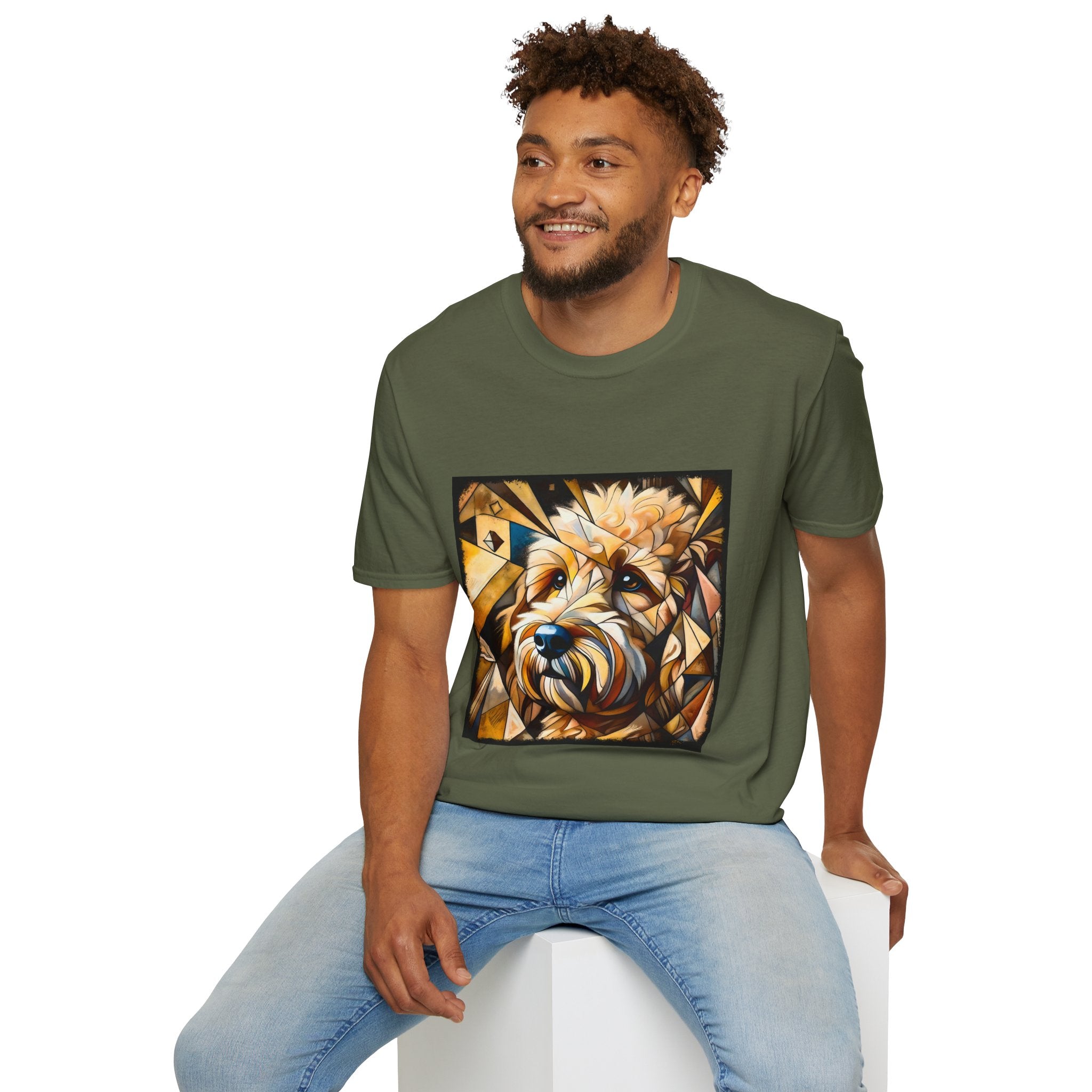 Goldendoodle Geometric | Unisex Dog T-Shirt