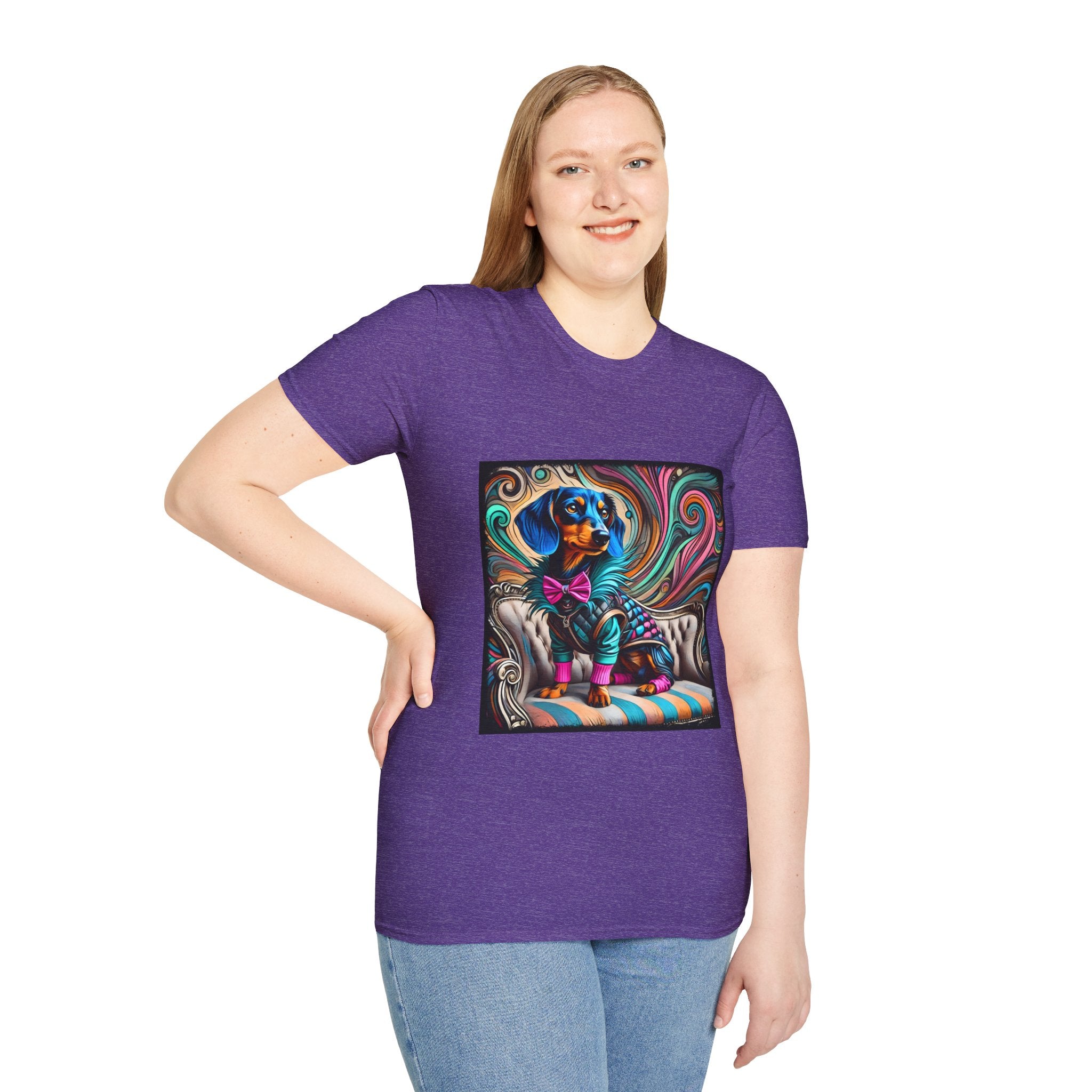 Dachshund Blue Rocker | Unisex Dog T-Shirt