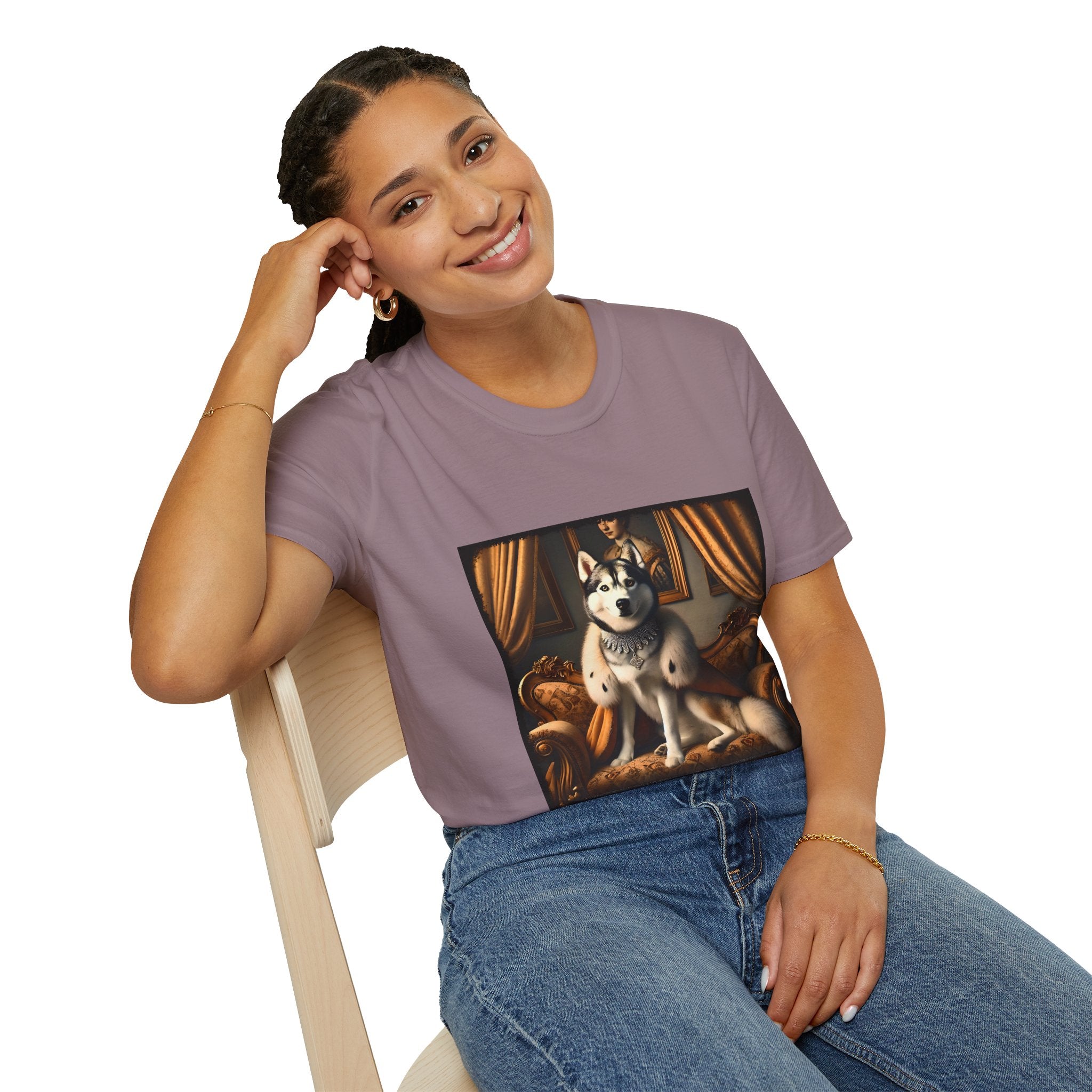 Siberian Husky Diamond Princess | Unisex Dog T-Shirt