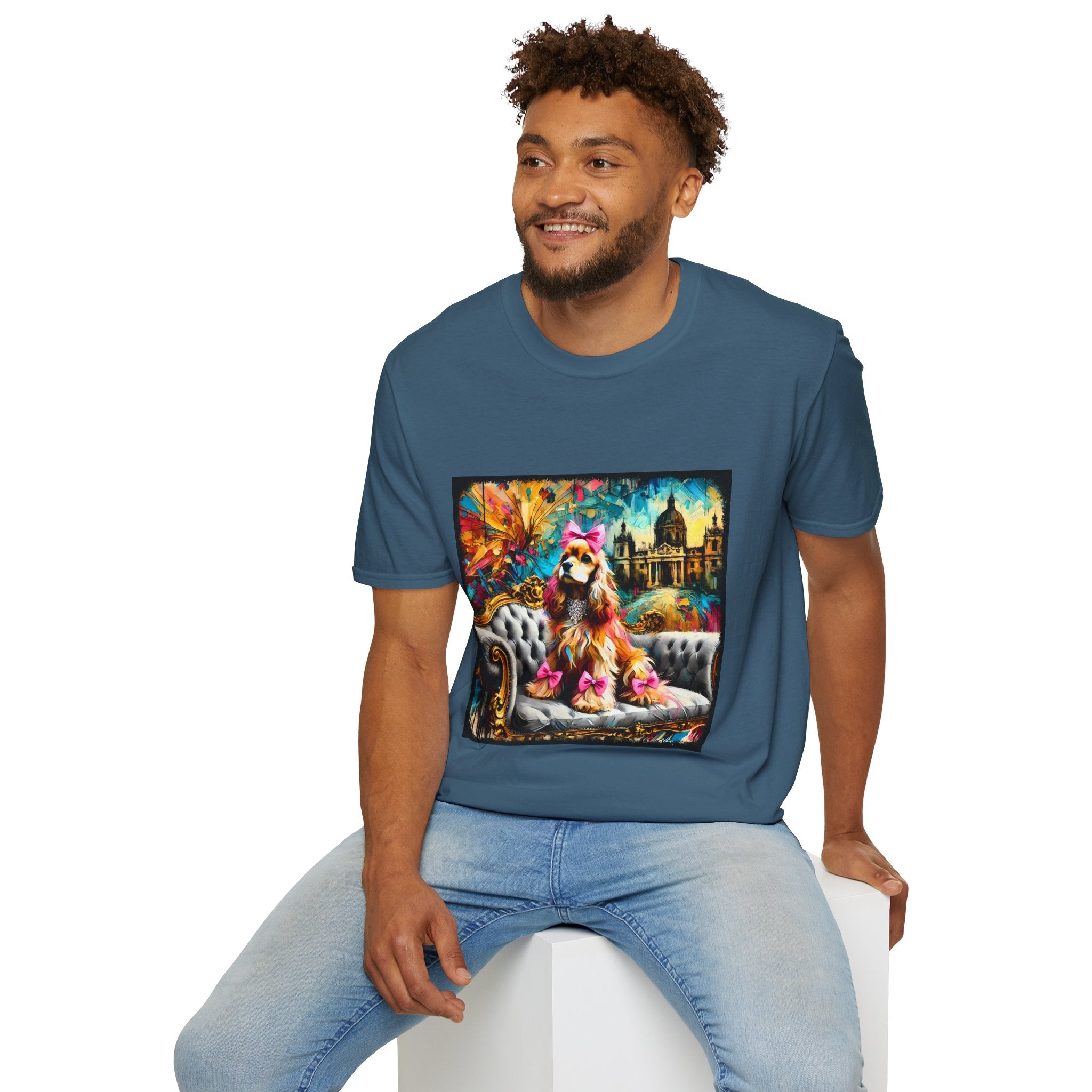 Cocker Spaniel Diamond Princess Classic | Unisex Dog T-Shirt