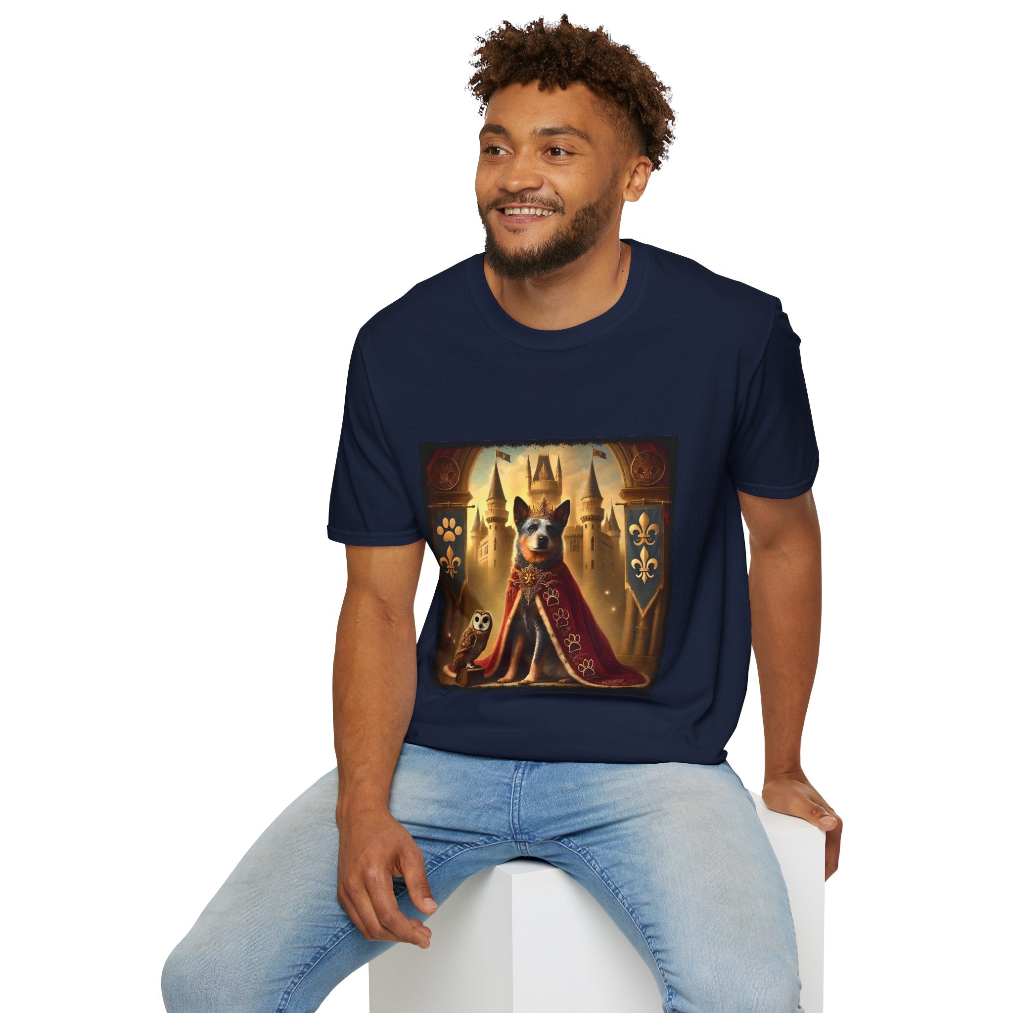 Australian Cattle Dog Velvet King | Unisex Dog T-Shirt