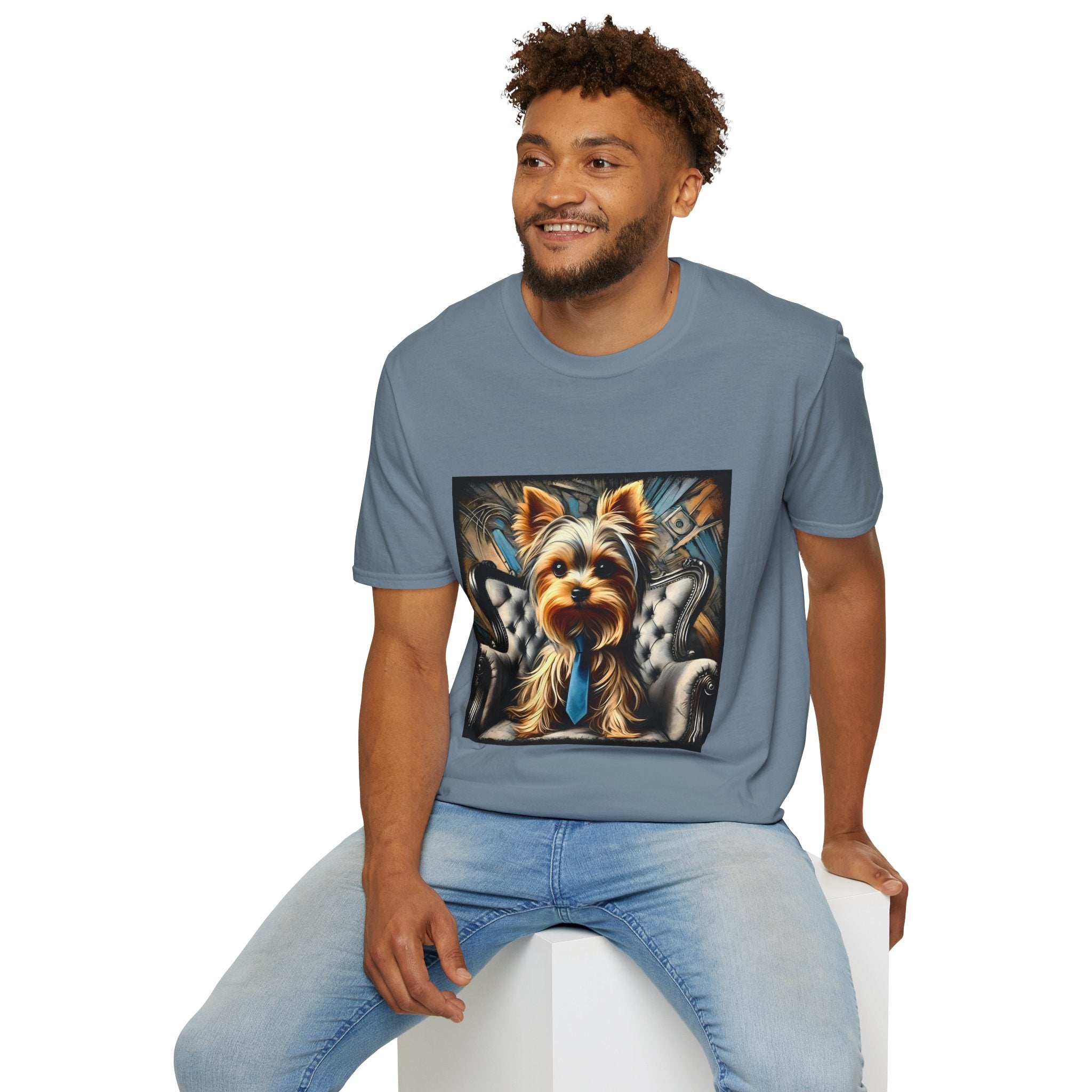 Yorkshire Terrier Handsome Dude | Unisex Dog T-Shirt