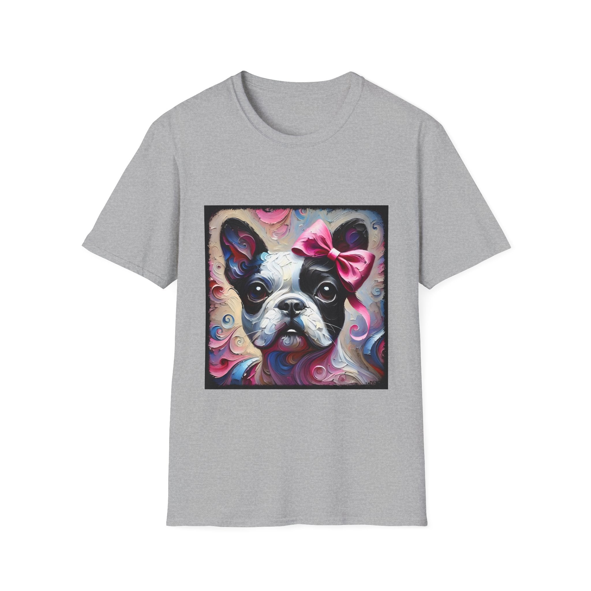 French Bulldog Shirt | Textured Swirl Dog Lover Tee