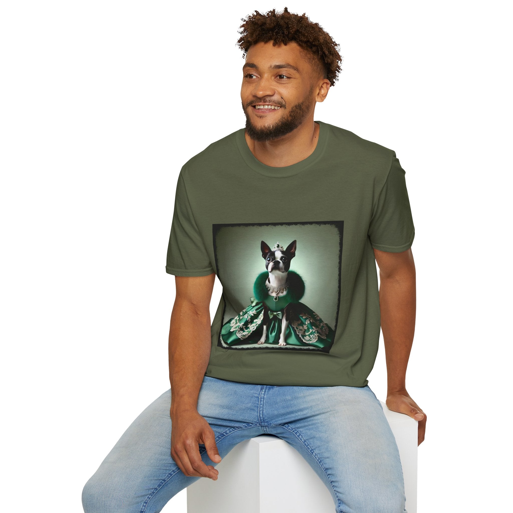 Boston Terrier Pageant Princess | Unisex Dog T-Shirt