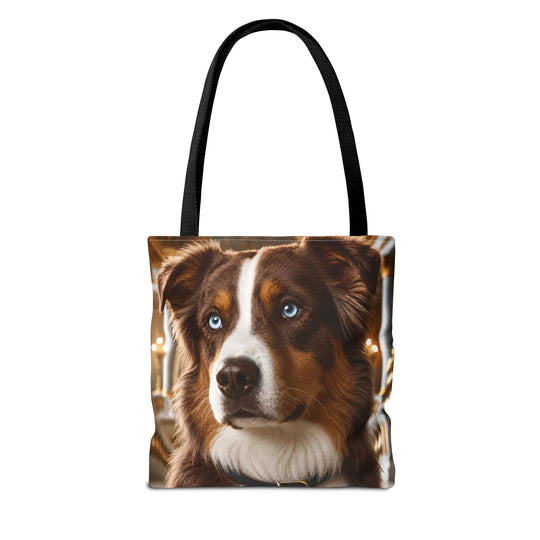 Australian Shepherd Tote Bag | Palace Blue Eyes Dog Lover Gift