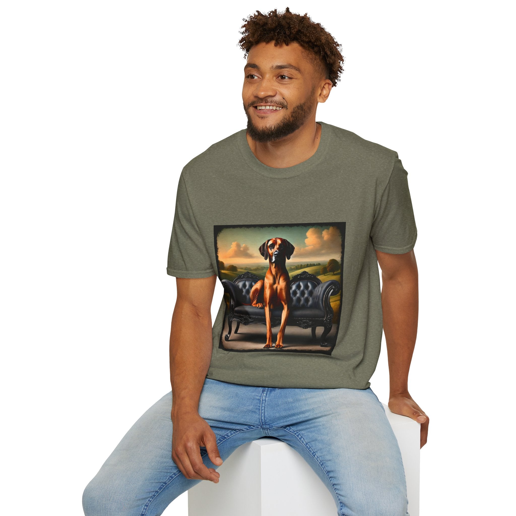 Rhodesian Ridgeback Portrait | Unisex Dog T-Shirt