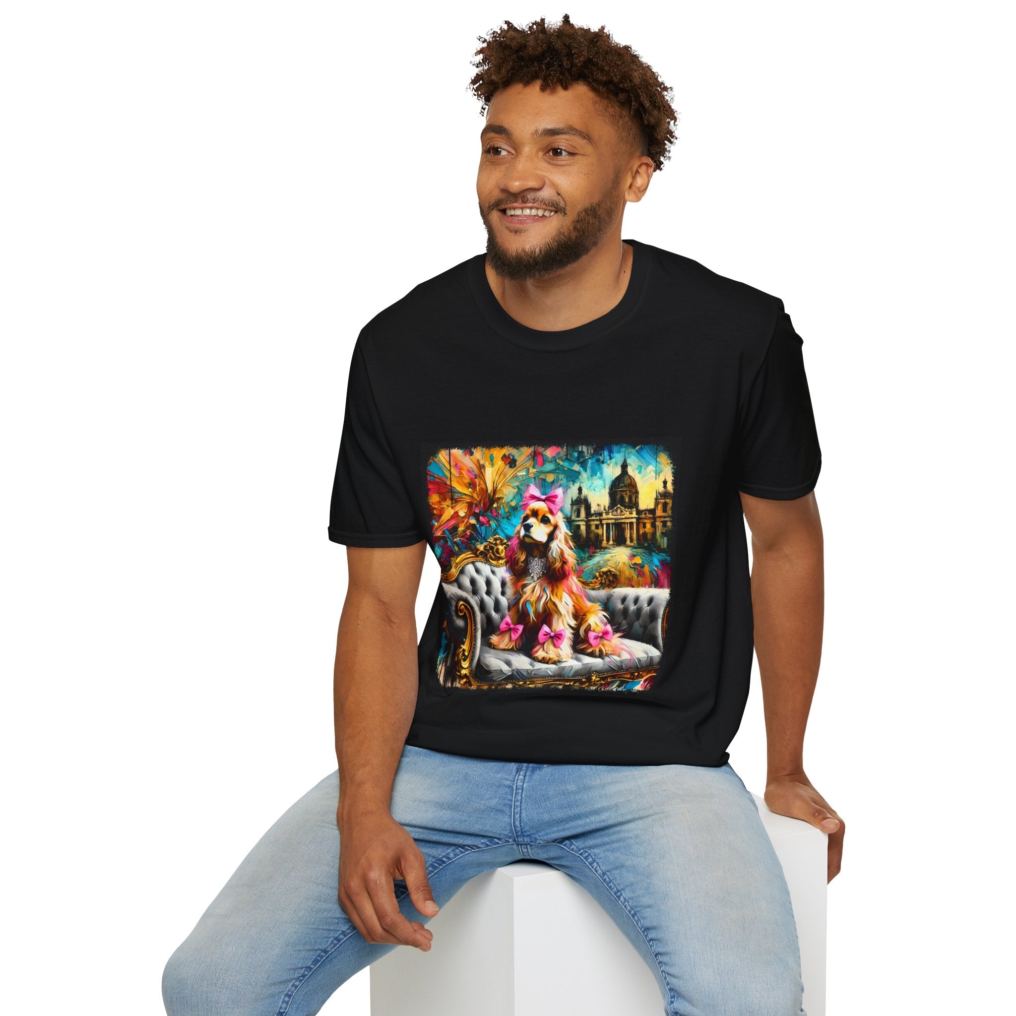 Cocker Spaniel Diamond Princess Classic | Unisex Dog T-Shirt