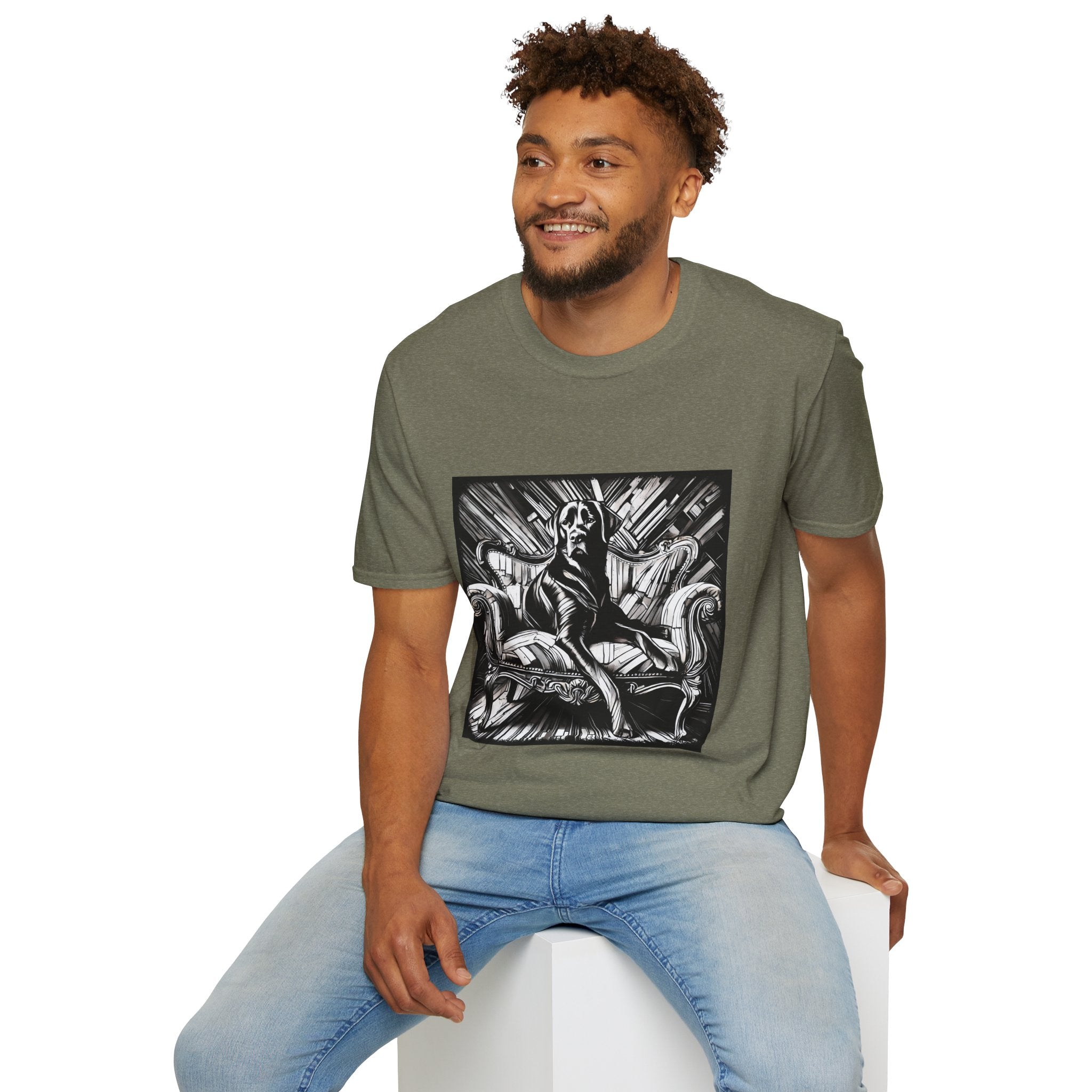 Labrador Retriever B&W Bold | Unisex Dog T-Shirt