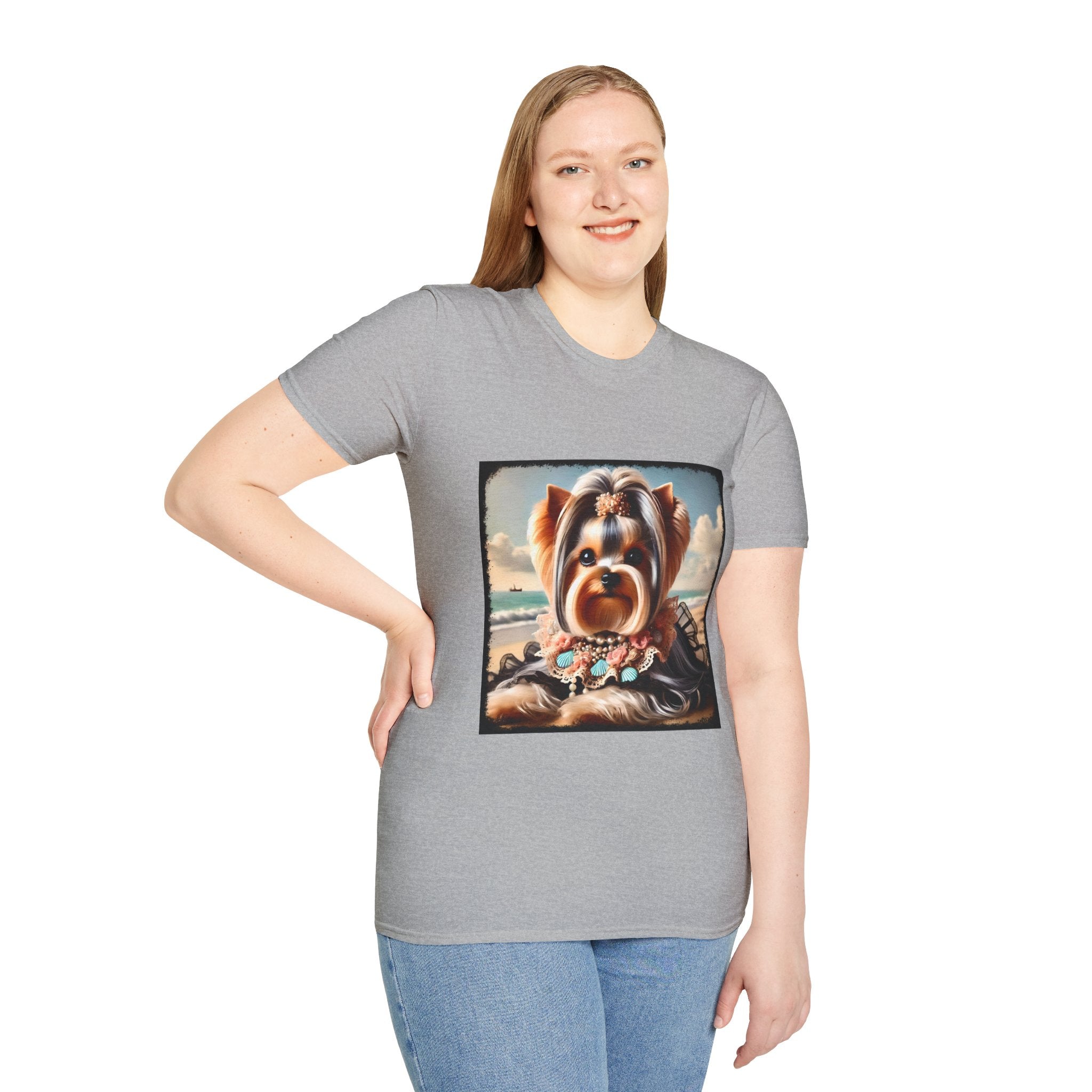 Yorkshire Terrier Beach Beauty | Unisex Dog T-Shirt