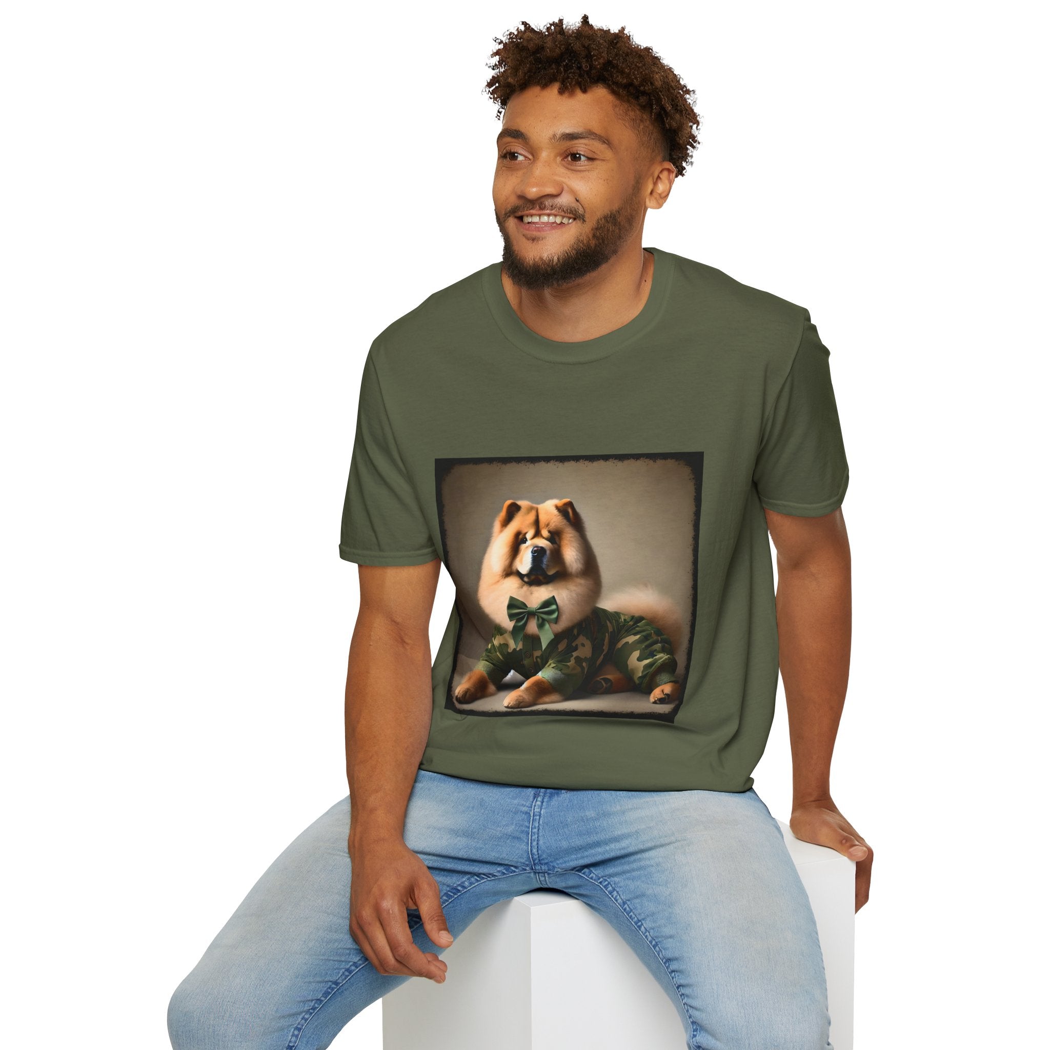 Chow Chow Camo Cutie | Unisex Dog T-Shirt