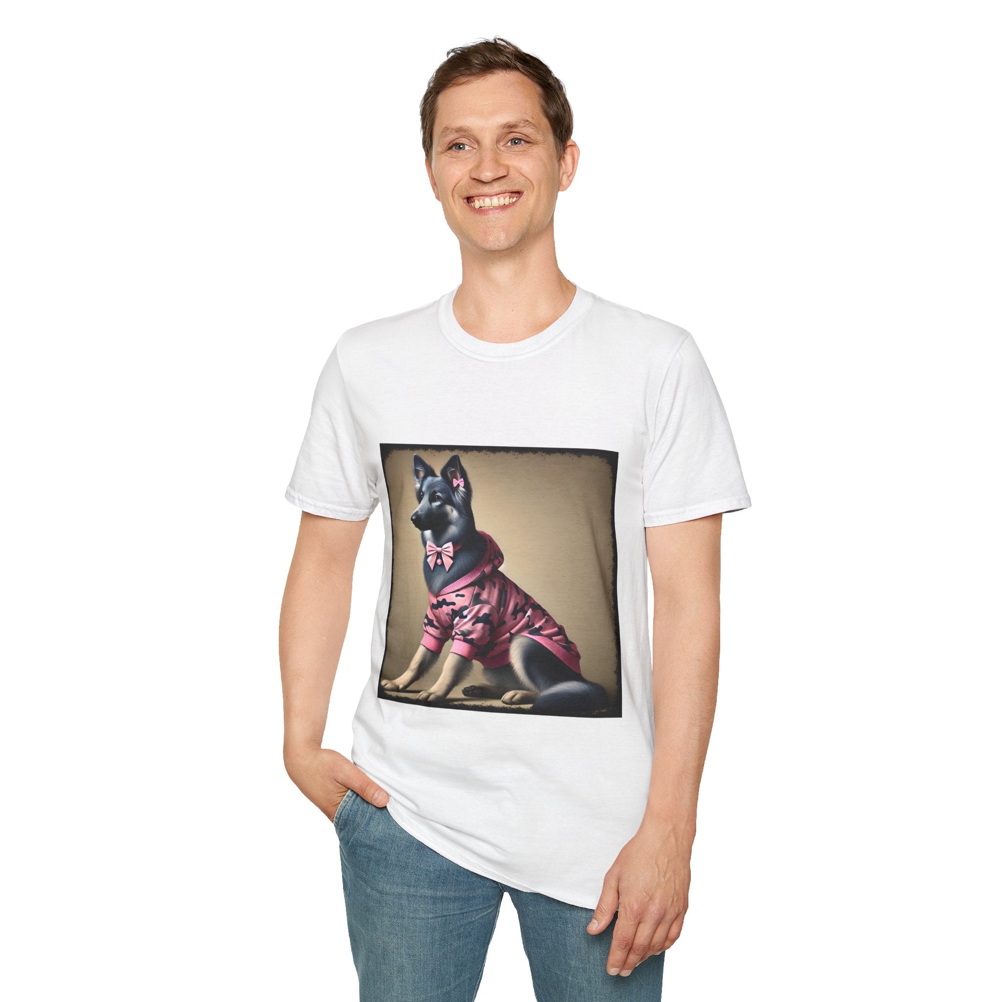 German Shepherd Camo Cutie | Unisex Dog T-Shirt