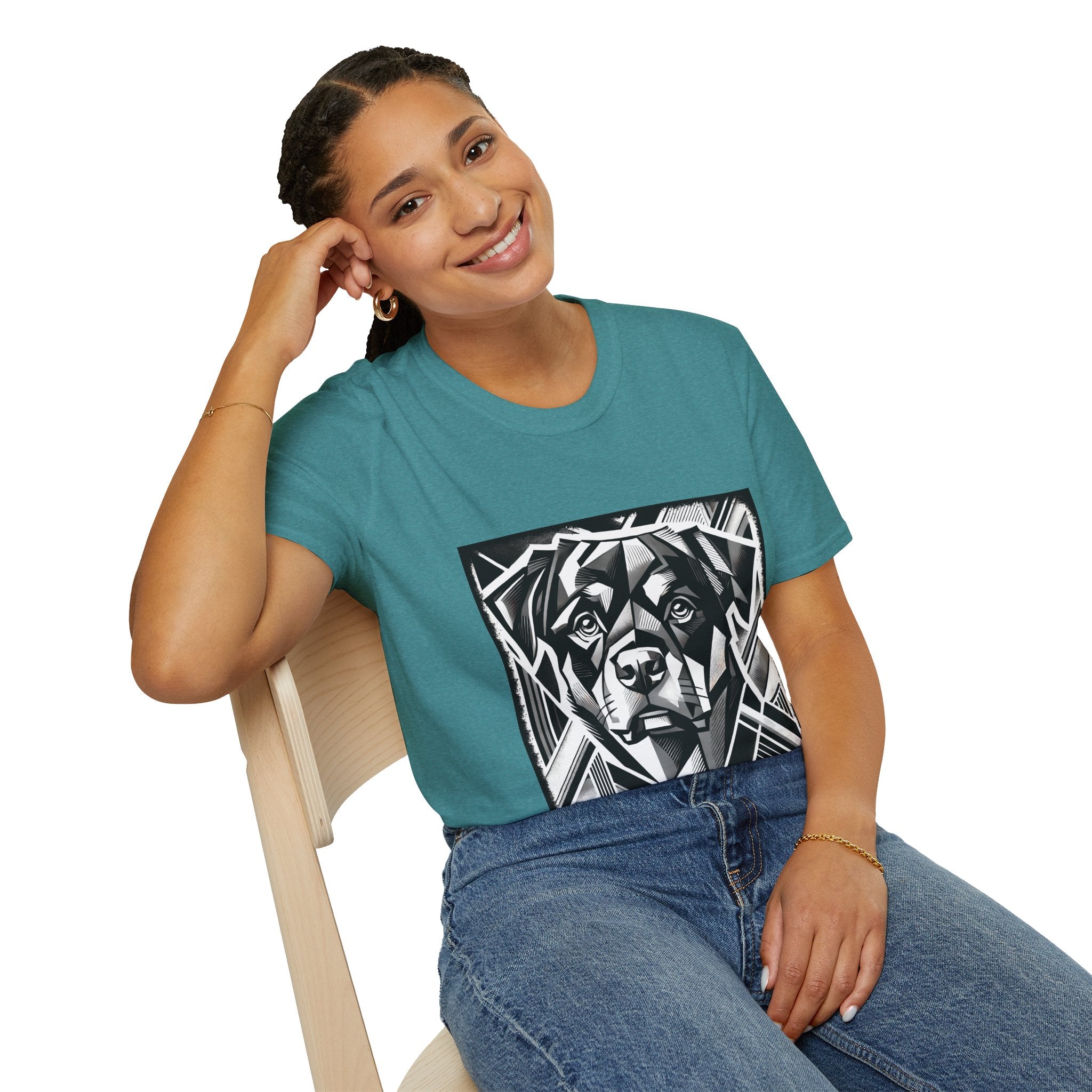 Rottweiler Geometric | Unisex Dog T-Shirt