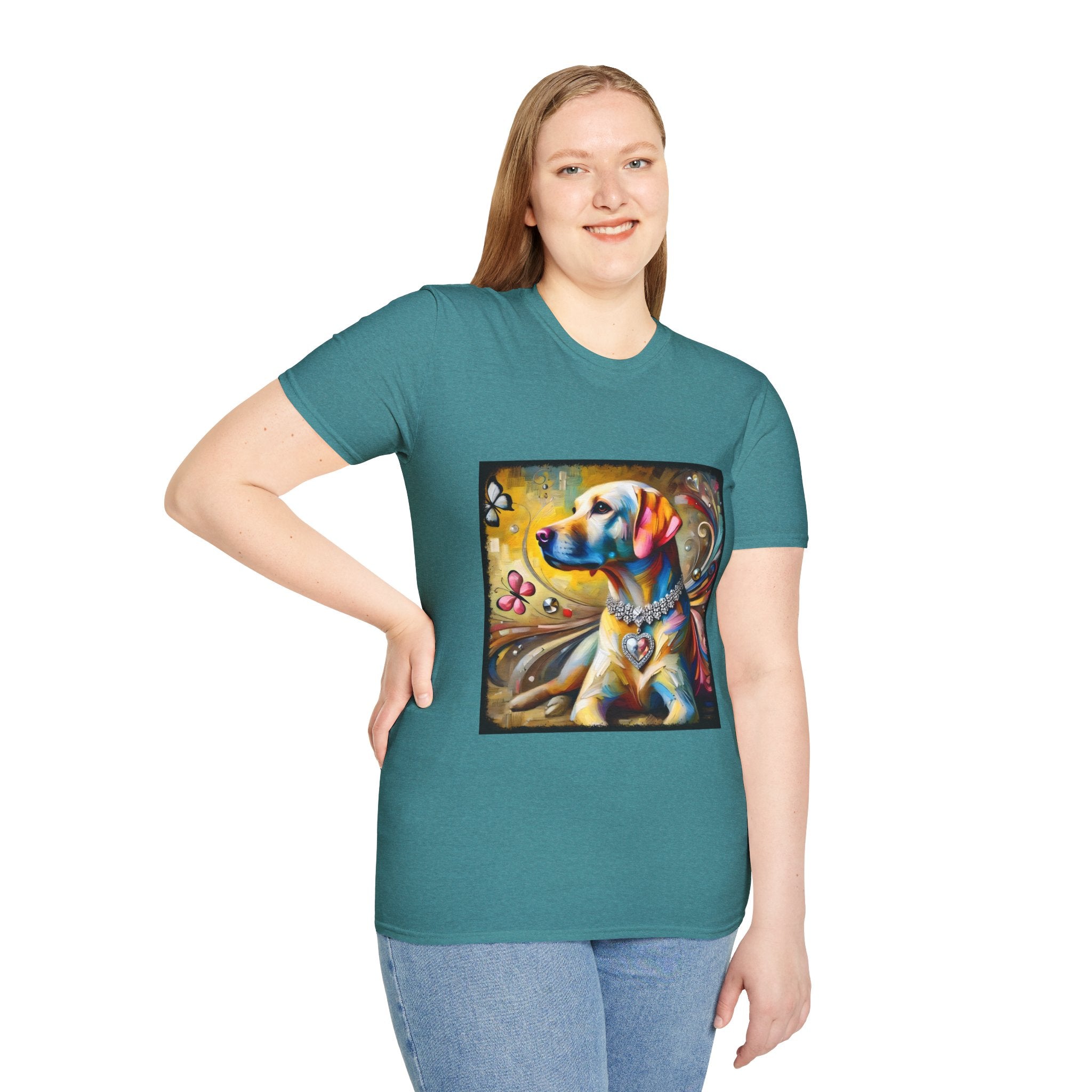 Labrador Retriever Diamond Heart Classic | Unisex Dog T-Shirt