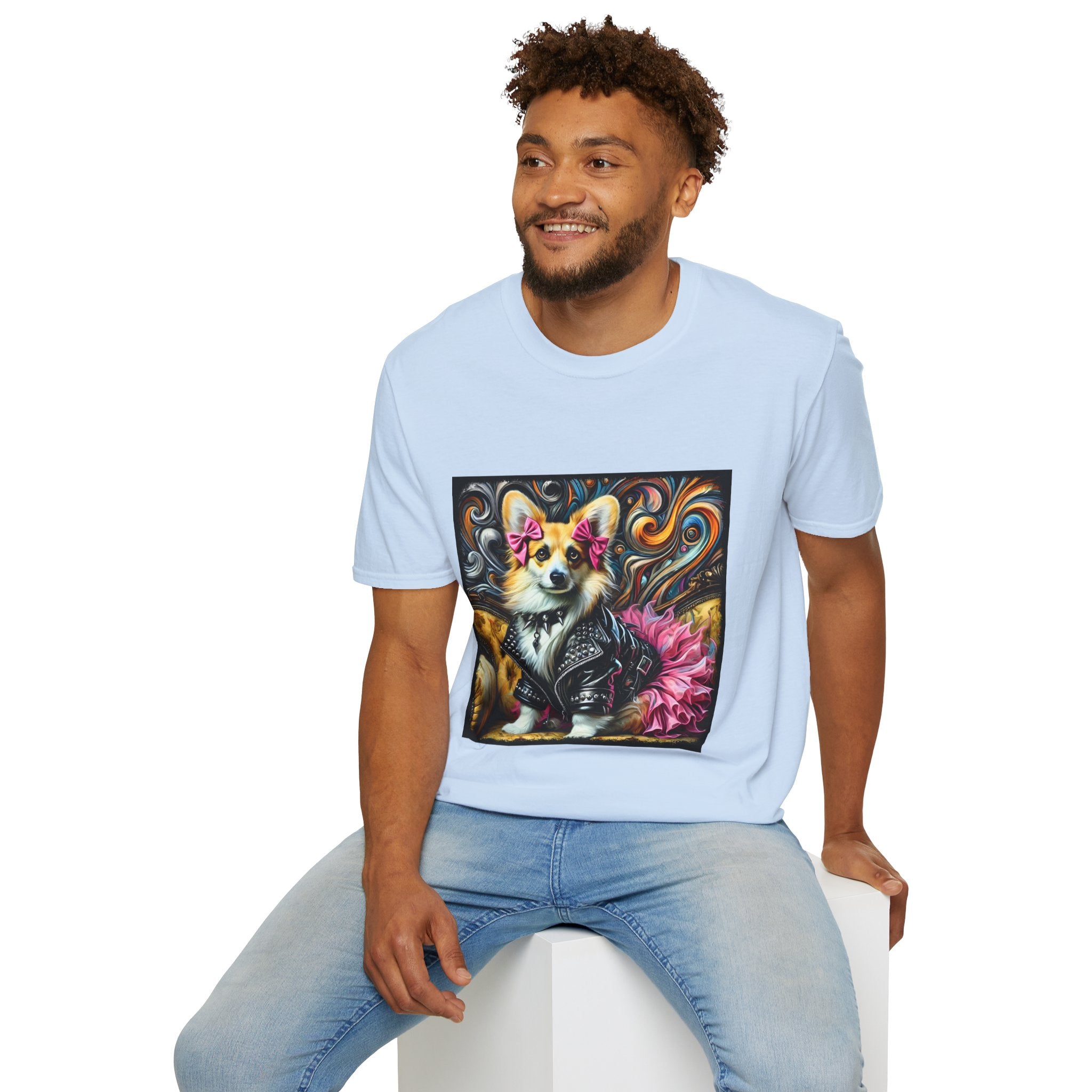 Pembroke Welsh Corgi Rock Swirl | Unisex Dog T-Shirt