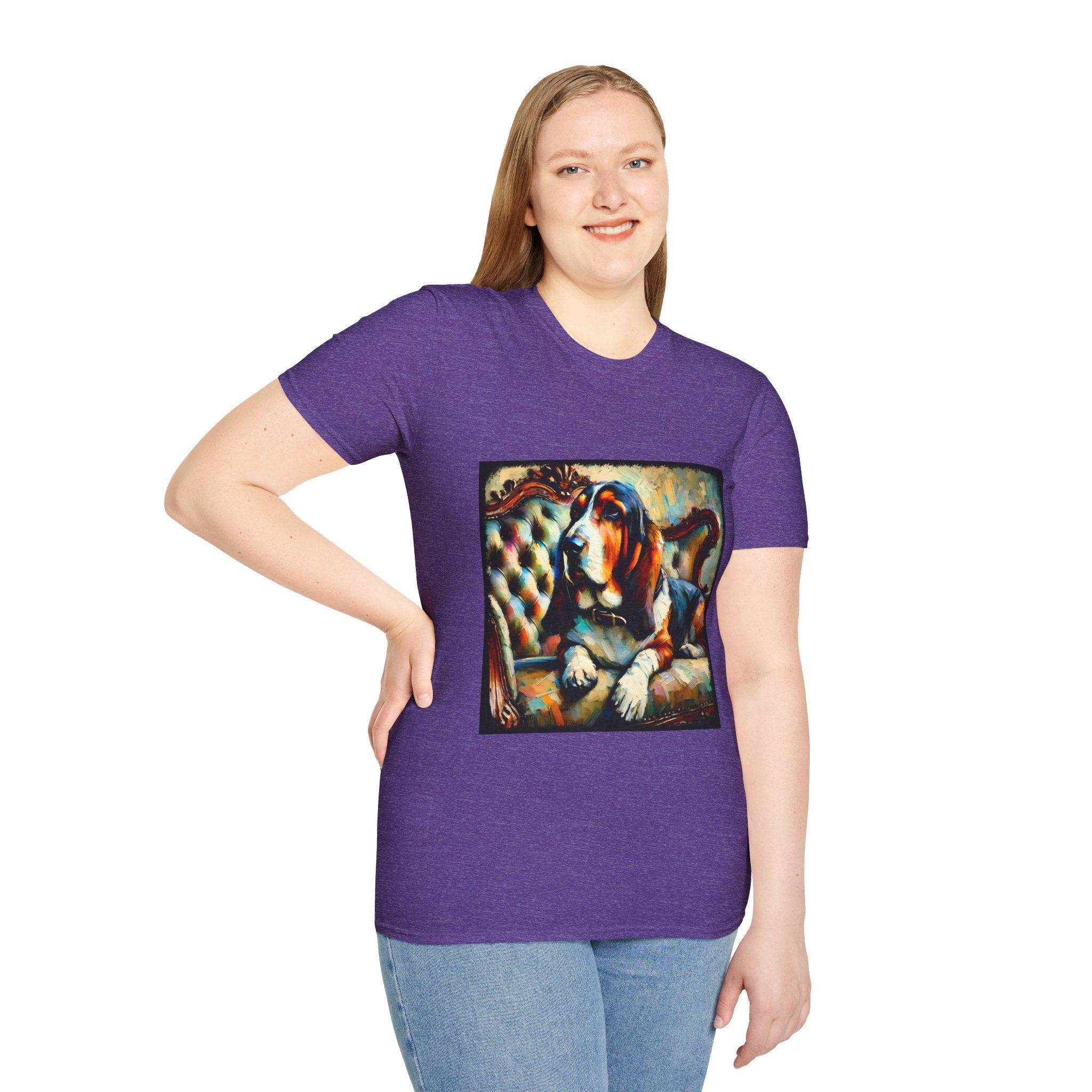 Basset Hound Elegant Classic | Unisex Dog T-Shirt