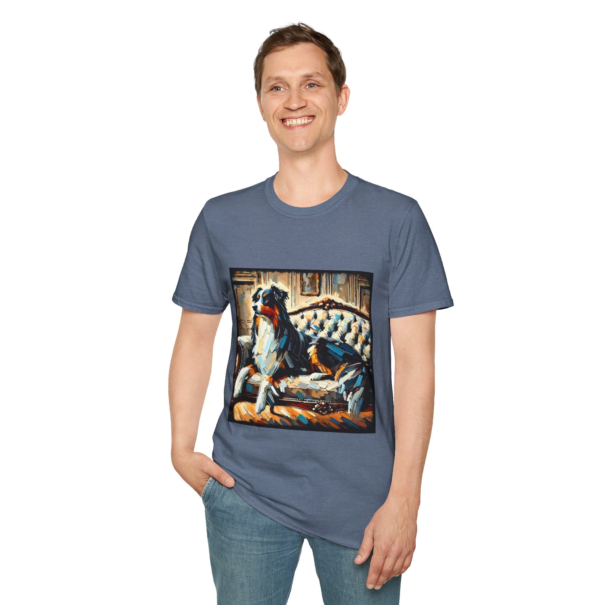 Australian Shepherd Vibrant Classic | Unisex Dog T-Shirt
