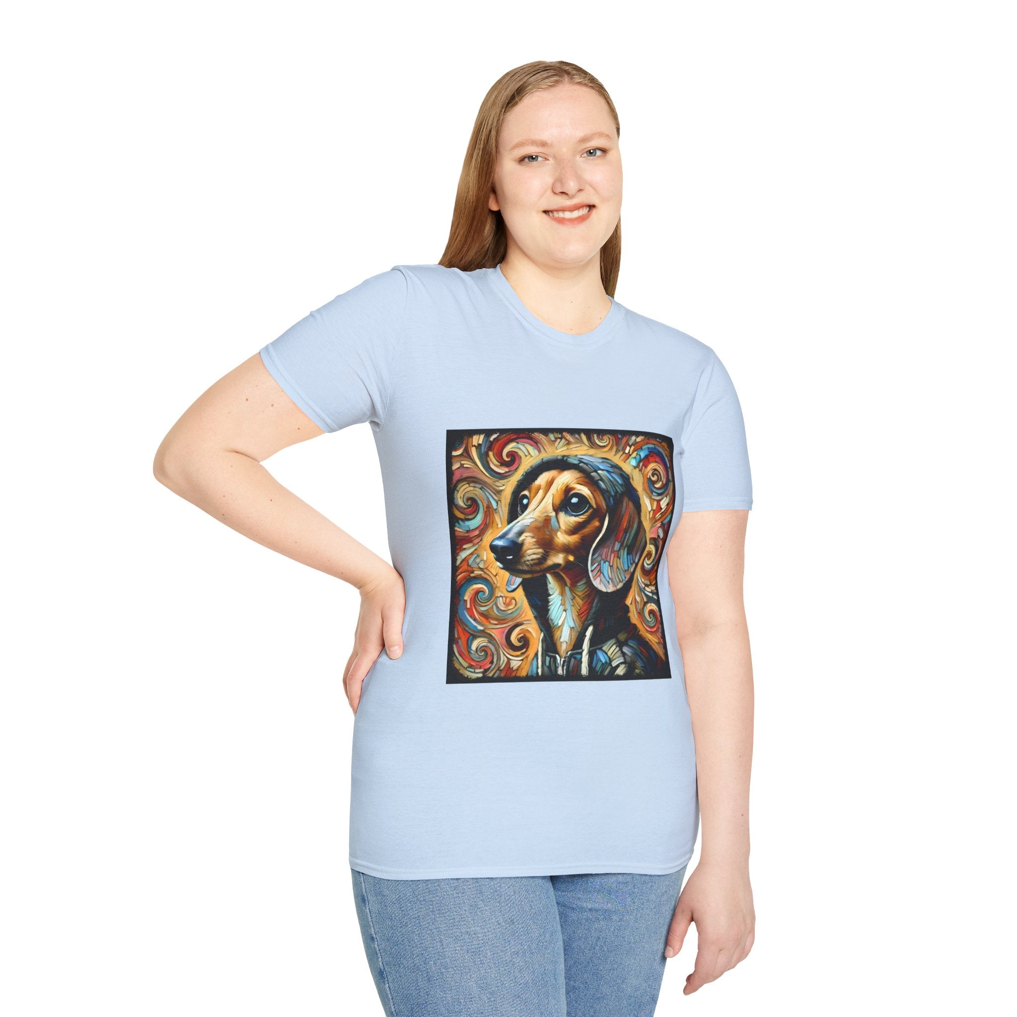 Dachshund Bold Hoodie Swirl | Unisex Dog T-Shirt