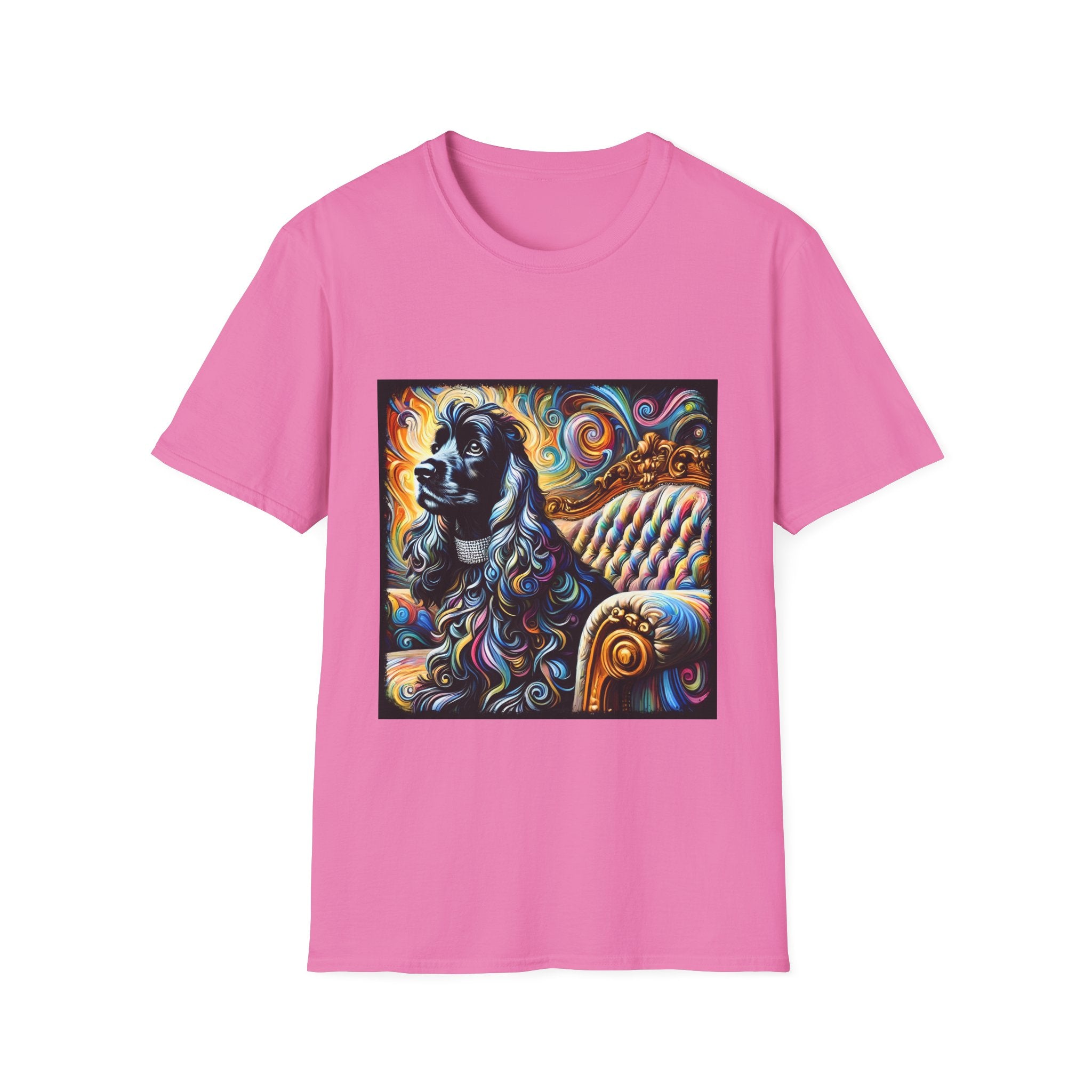 Cocker Spaniel Bold Swirl | Unisex Dog T-Shirt