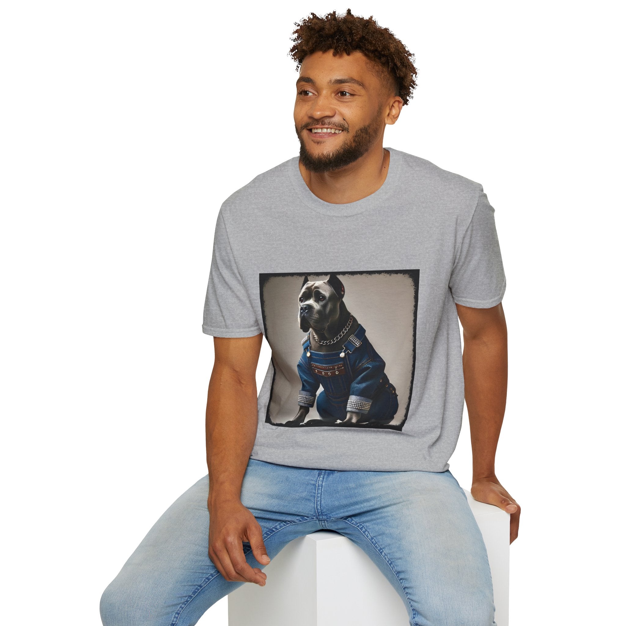 Cane Corso Denim & Diamonds | Unisex Dog T-Shirt
