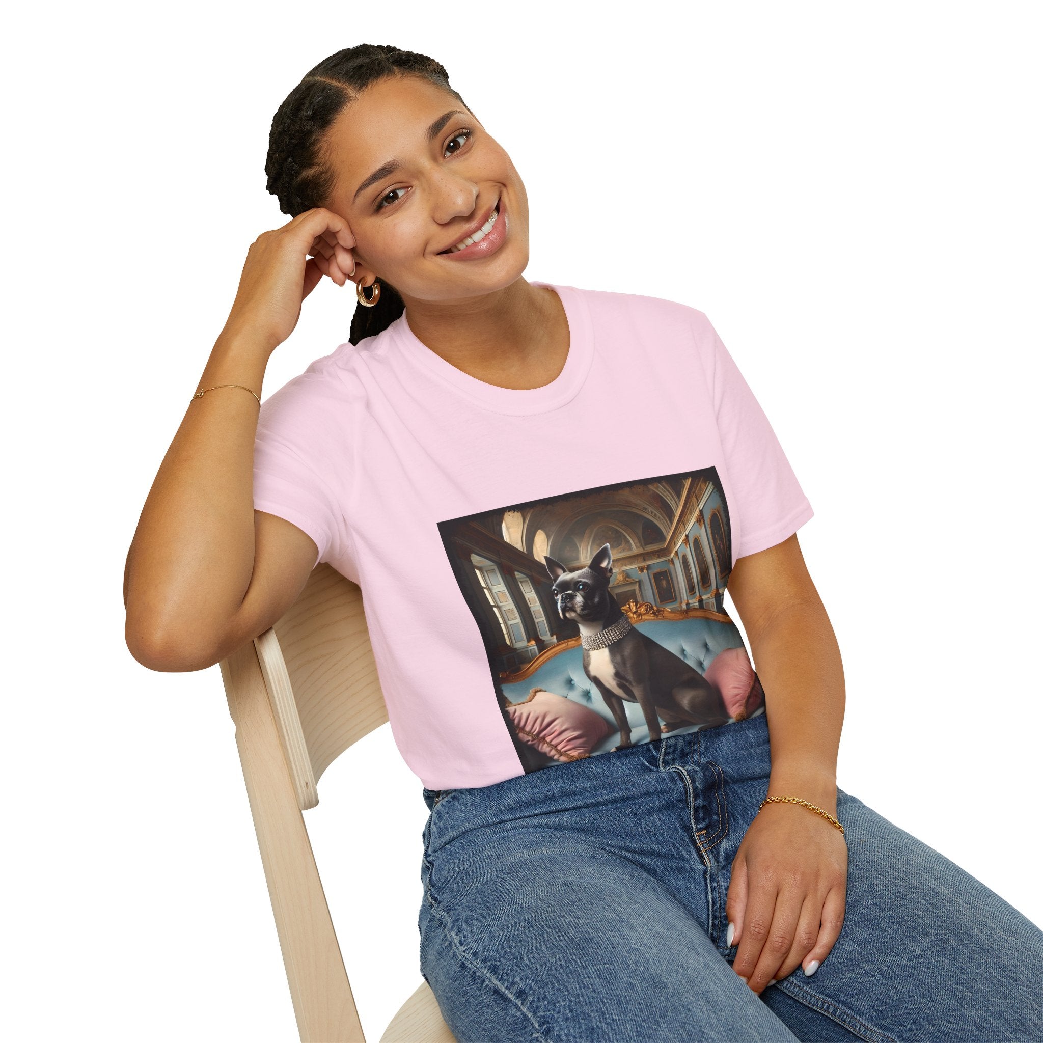 Boston Terrier Blue Baroness | Unisex Dog T-Shirt