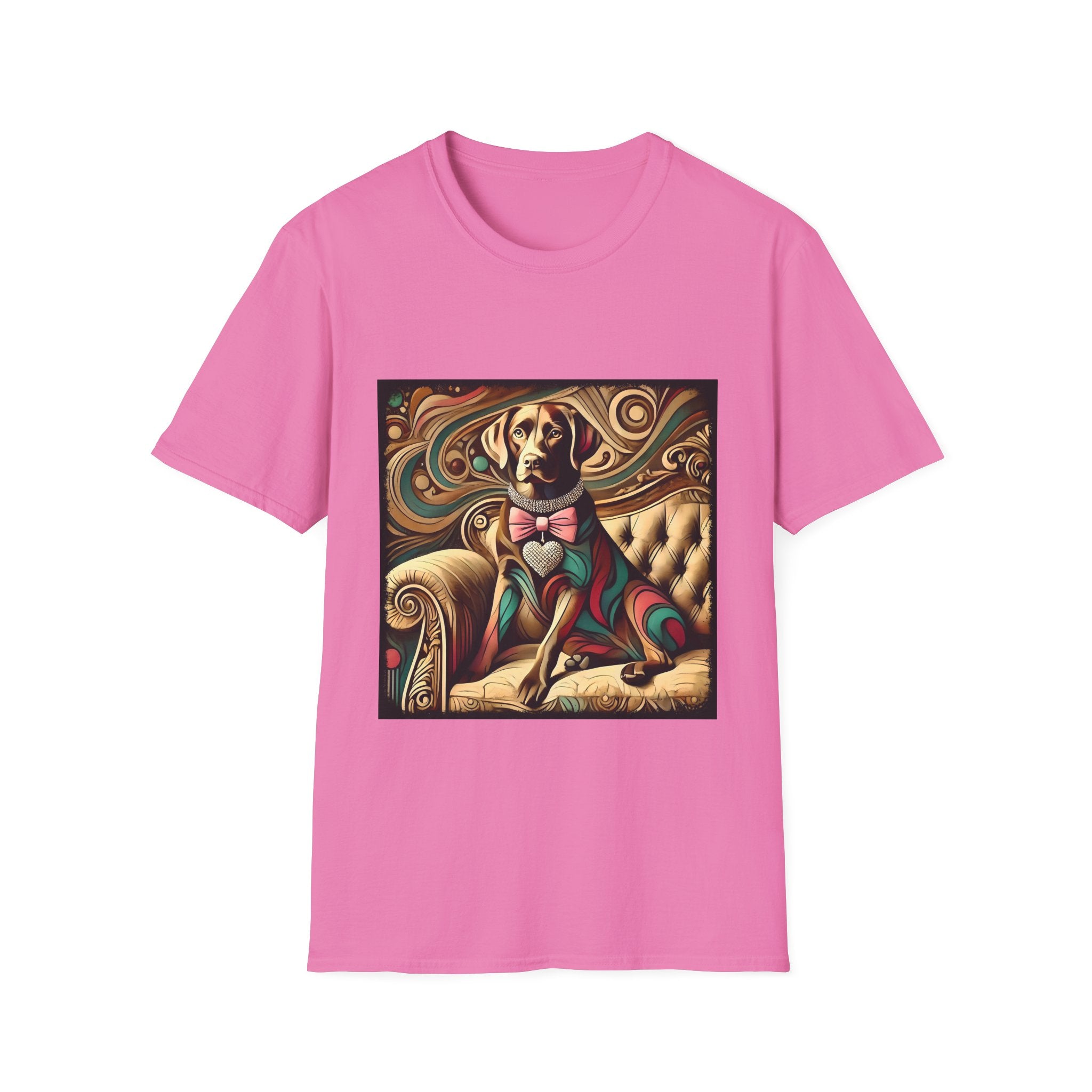 Labrador Retriever Warm Diamond Swirl | Unisex Dog T-Shirt