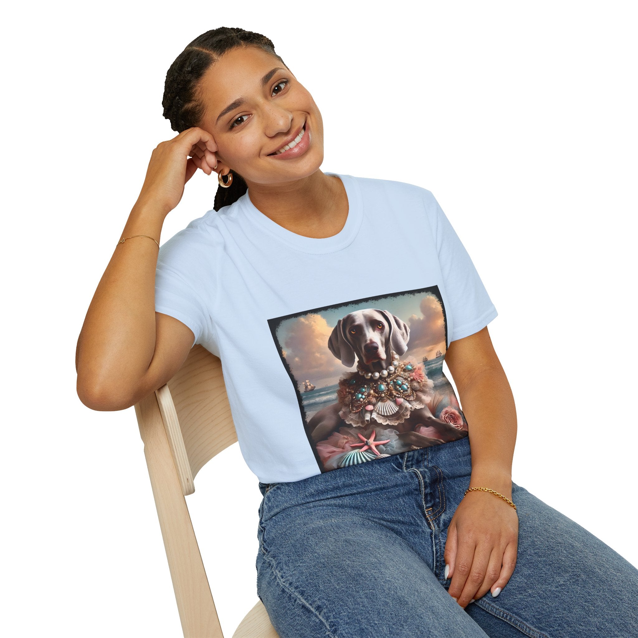 Weimaraner Beach Babe | Unisex Dog T-Shirt