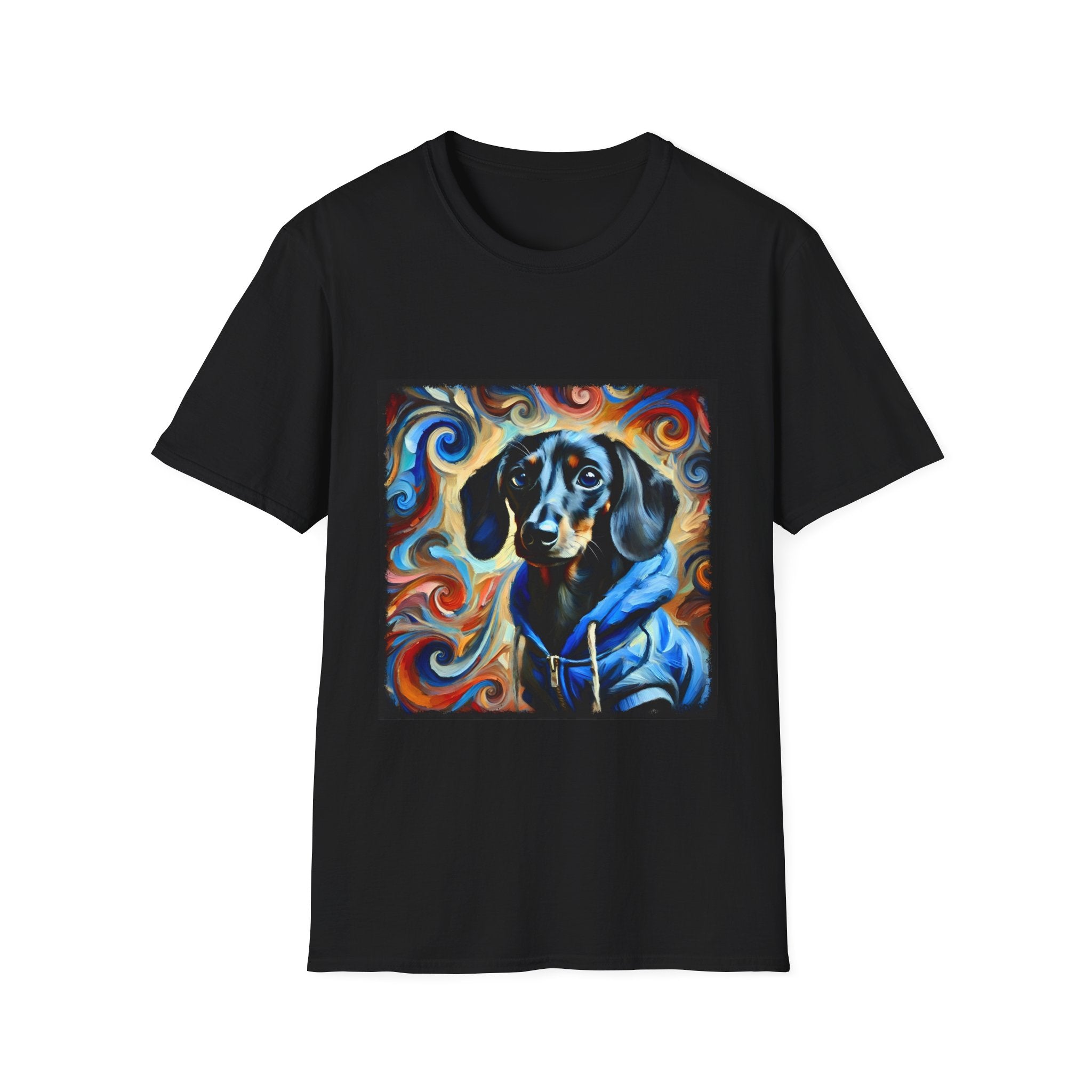 Dachshund Urban Edge Swirl | Unisex Dog T-Shirt