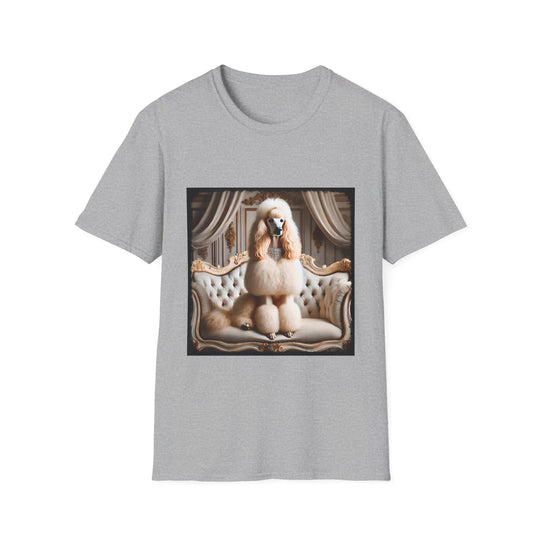 Poodle Pure Class design dog lover unisex t-shirt in sport grey