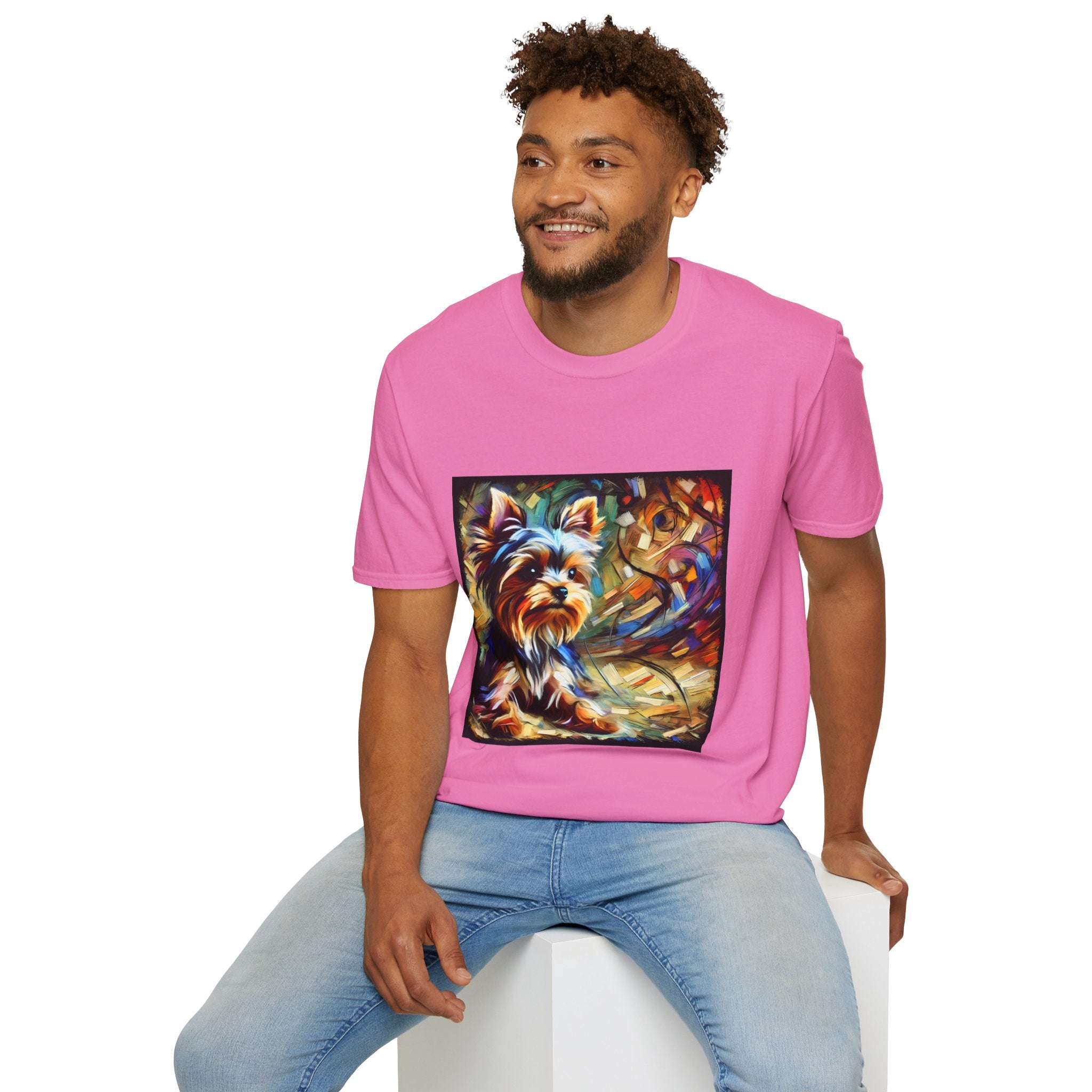 Yorkshire Terrier Multicolored Classic | Unisex Dog T-Shirt